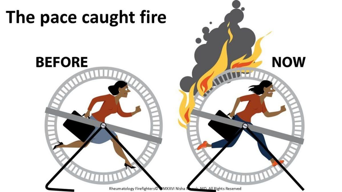 The pace didn’t continue. It caught fire. This is what the doctors trying to close the gap are running on.