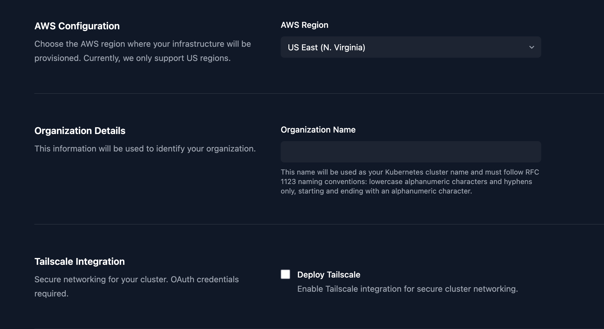 Configurable app inputs