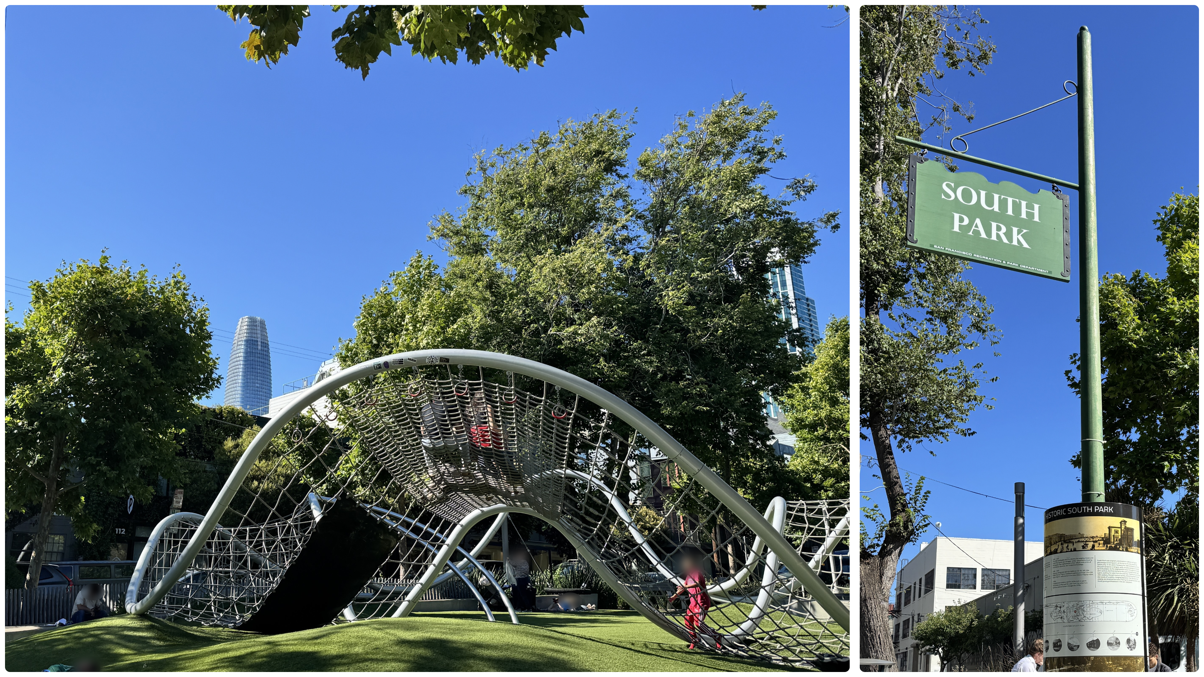 Image taken in South Park, San Francisco, a block from the Nuon office, with the Salesforce tower in the background. 