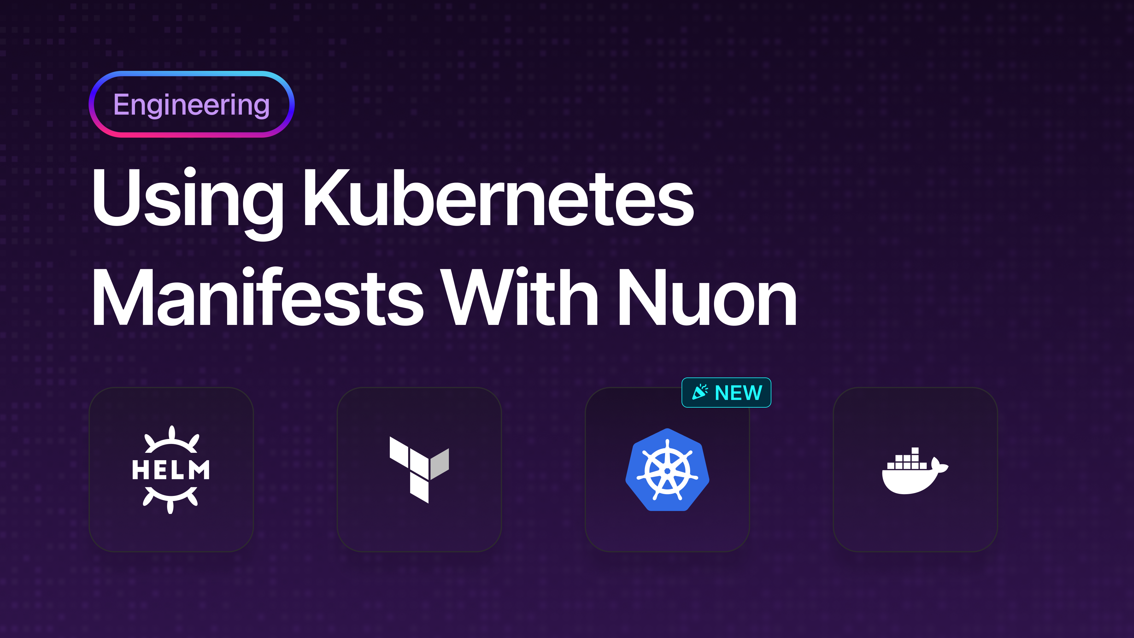 Using Kubernetes Manifests with Nuon