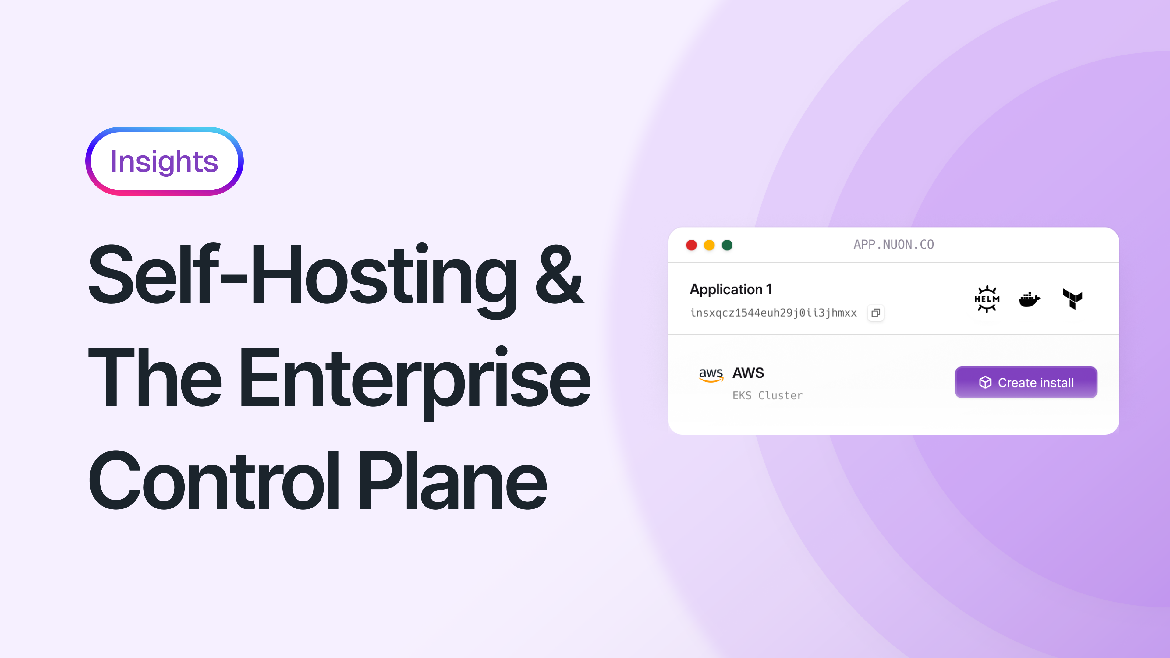 A Better Form of Self-Hosting: The Enterprise Control Plane Model