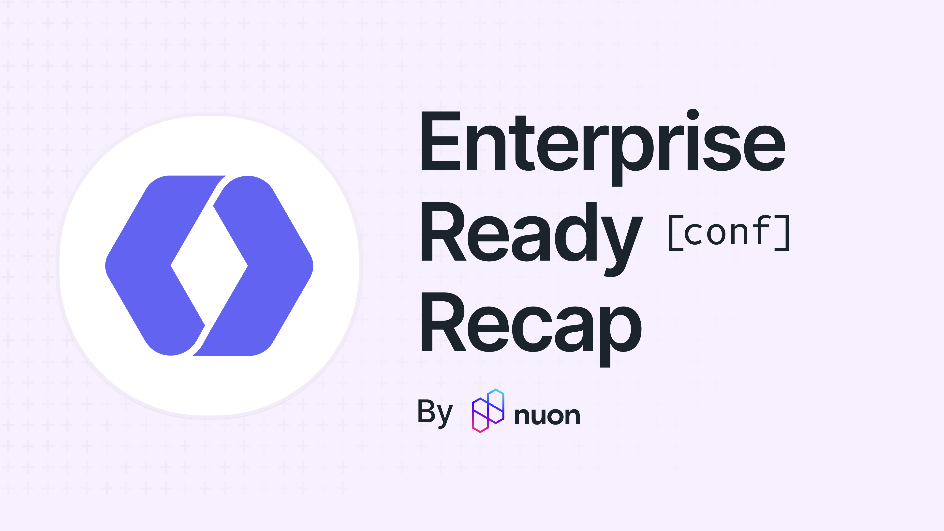 Nuon's title card for their sponsored event with WorkOS