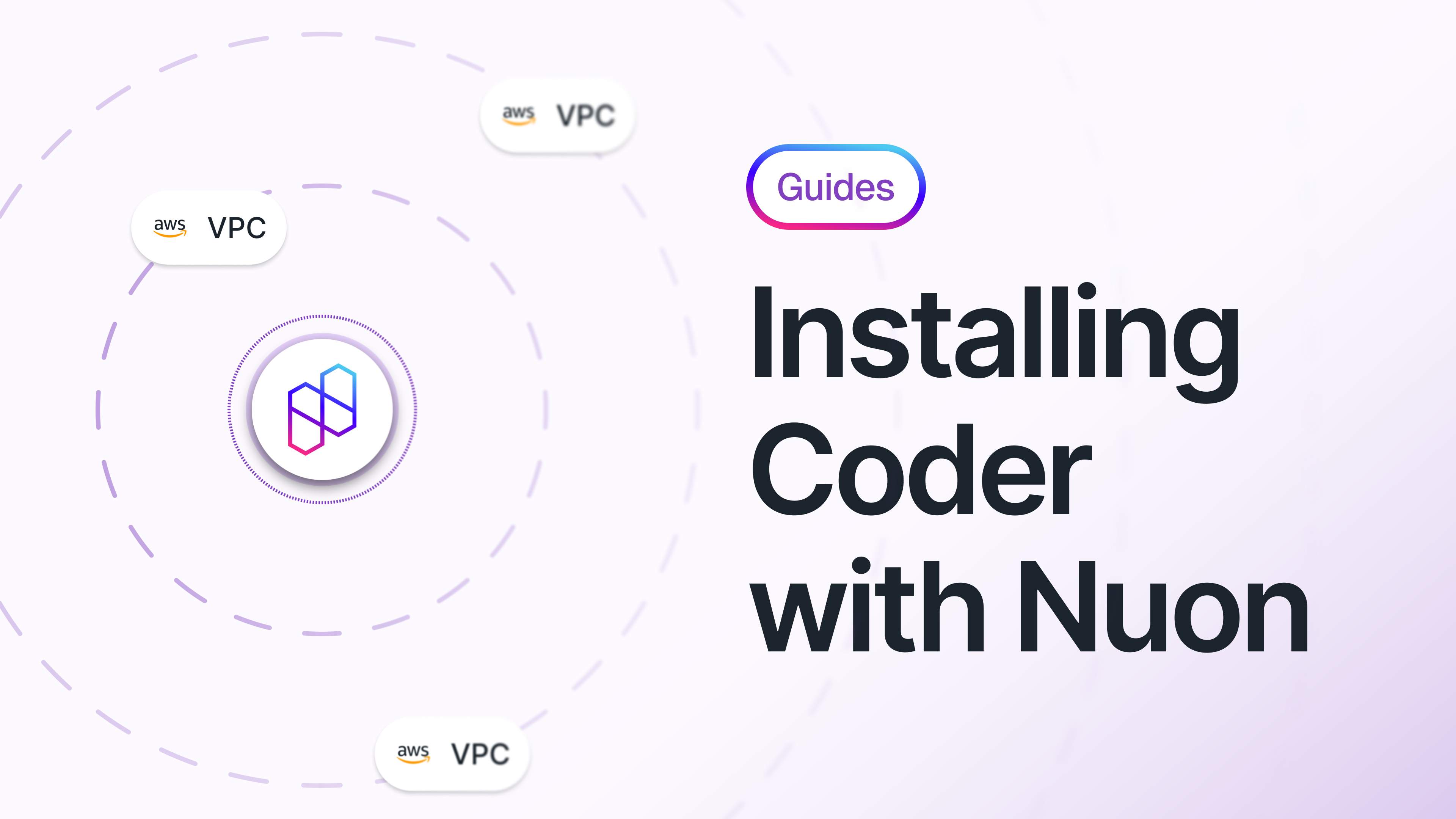 Blog image containing the text "Installing coder with Nuon" and tag that says "Deployment".