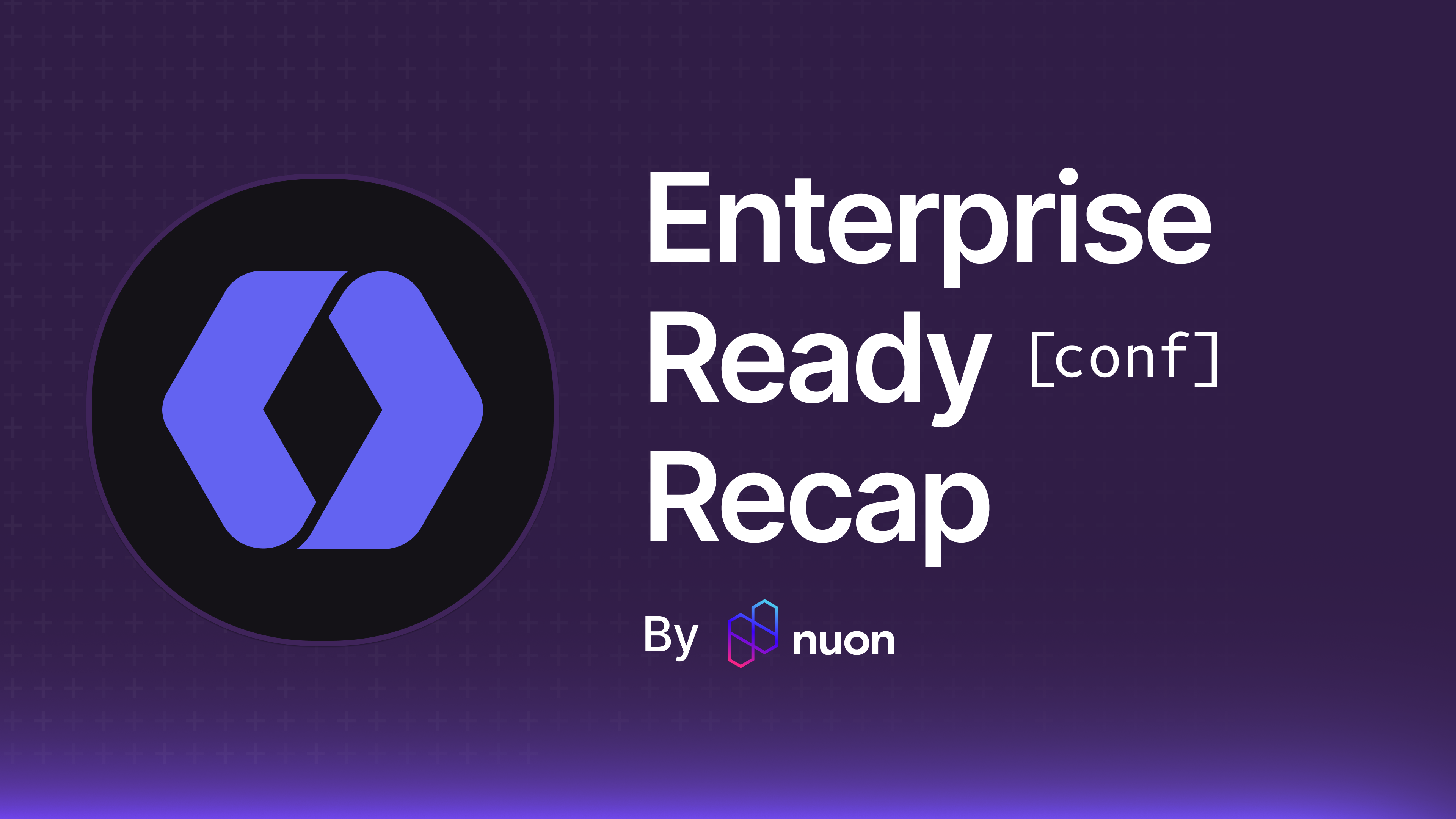 Nuon's title card for their sponsored event with WorkOS