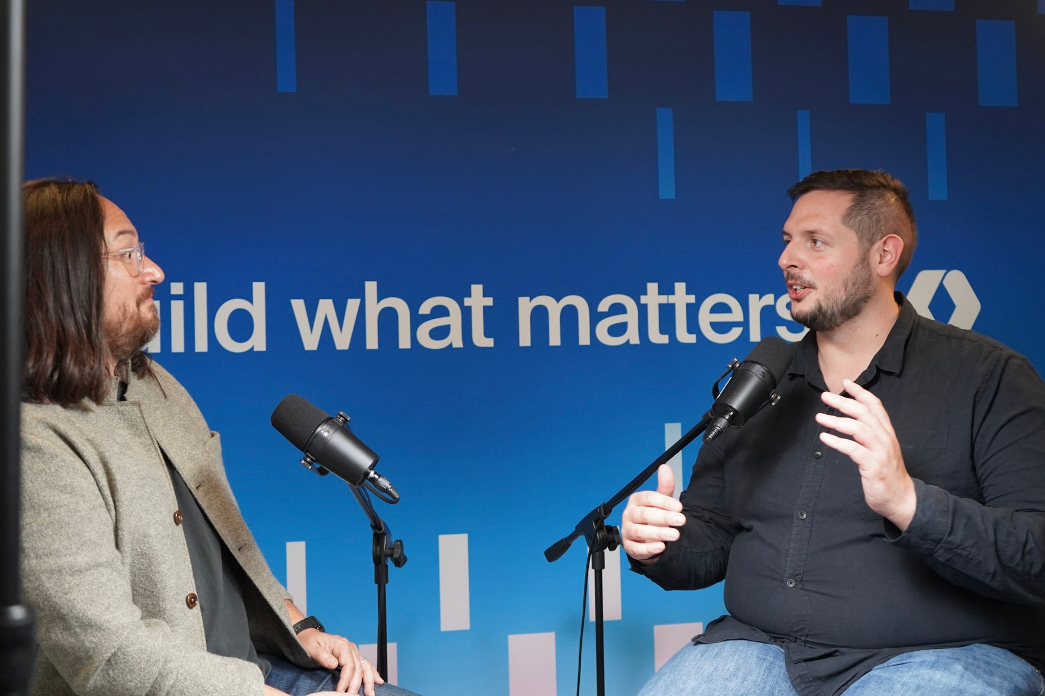 Our founder and CEO sitting down for a news interview