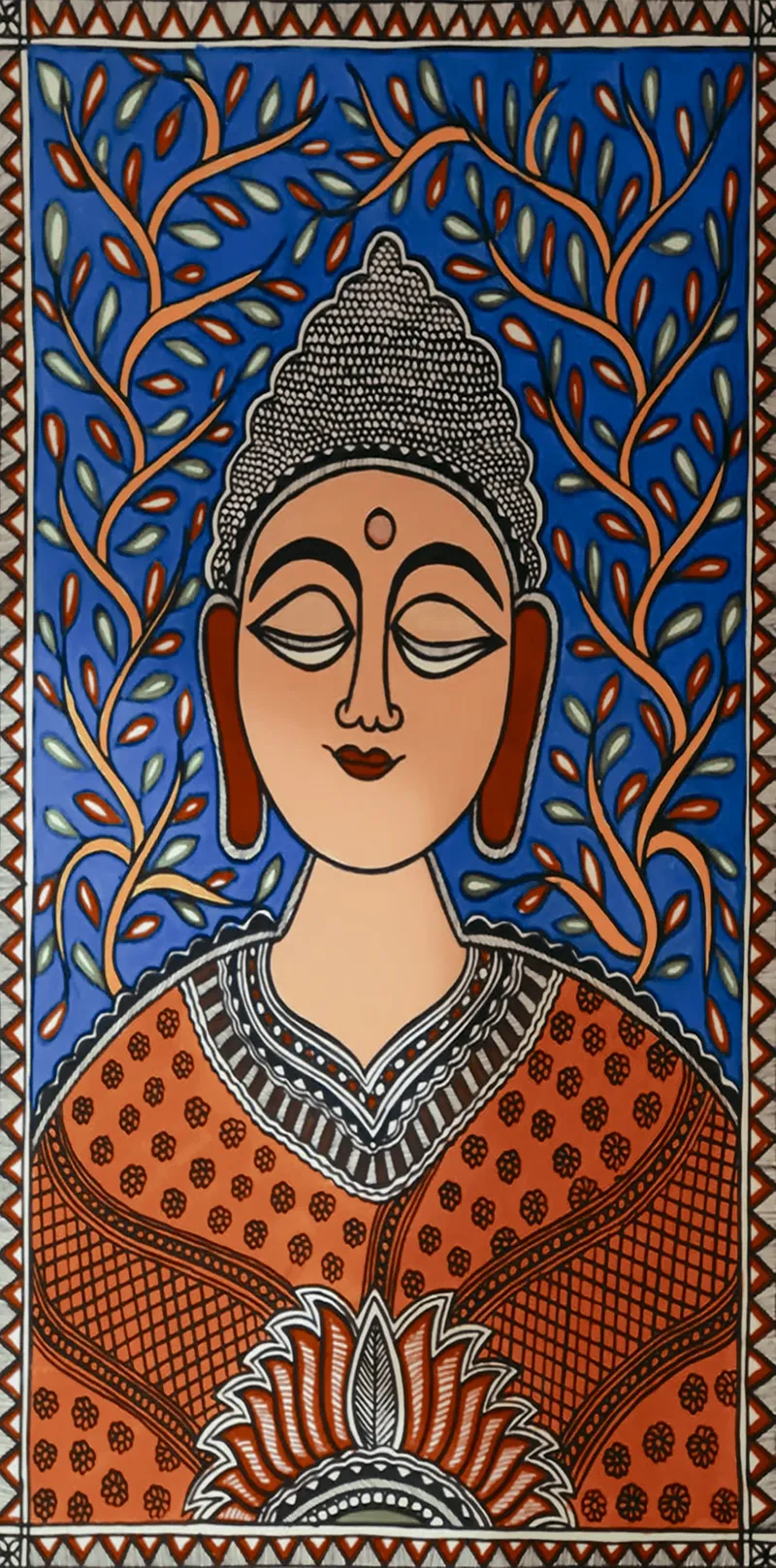 Mithila Art - Buddha
