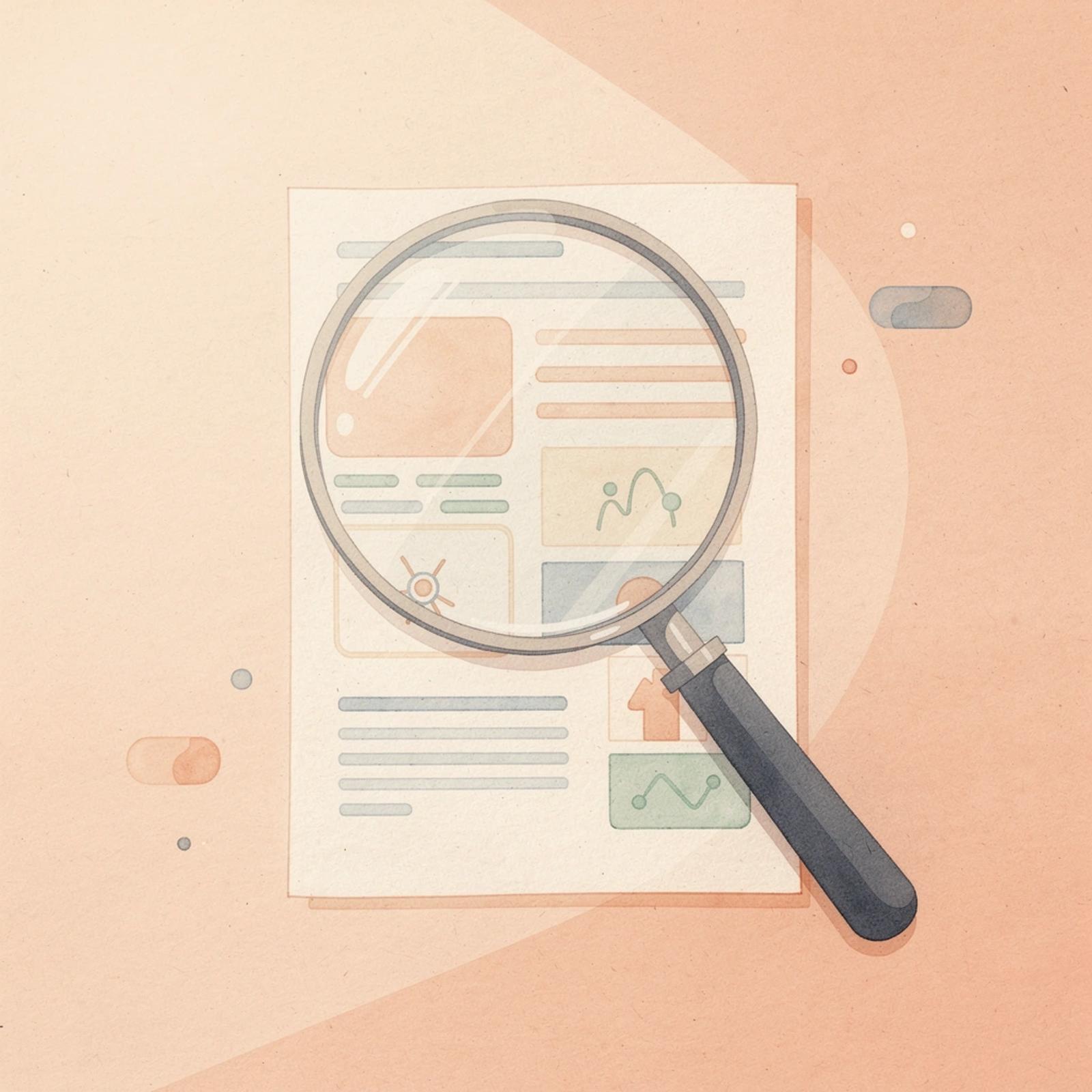 Scene of magnifying glass examining legal documents representing verified primary law research