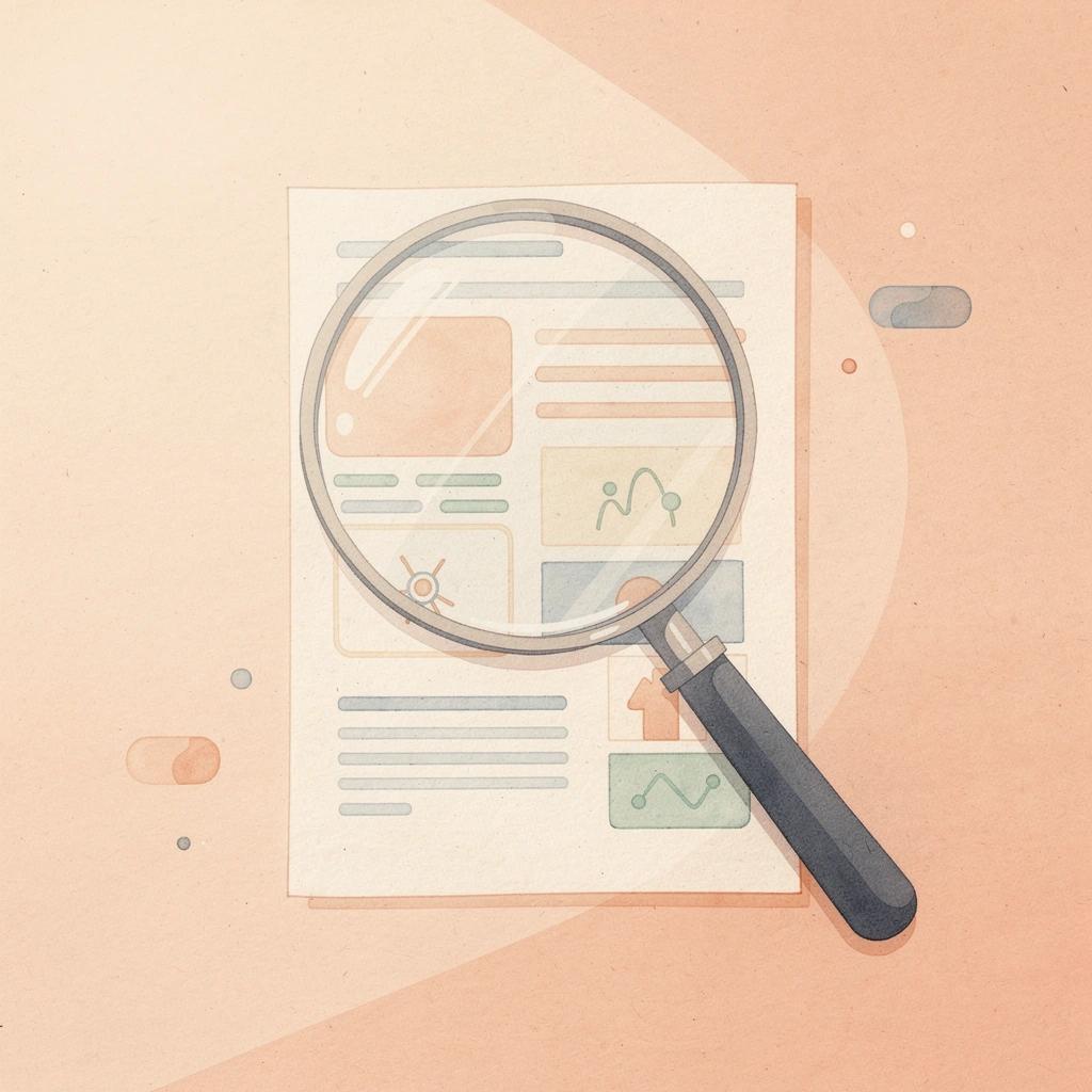 Scene of magnifying glass examining legal documents representing verified primary law research