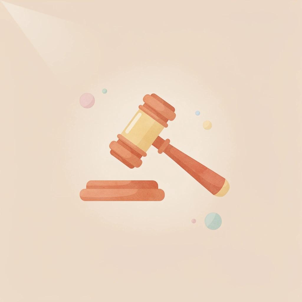 Gavel icon representing courtroom objections