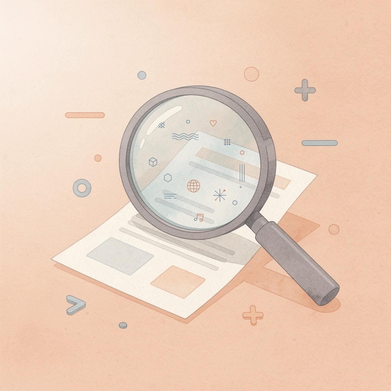 Scene of magnifying glass examining a legal document representing AI legal research scrutiny