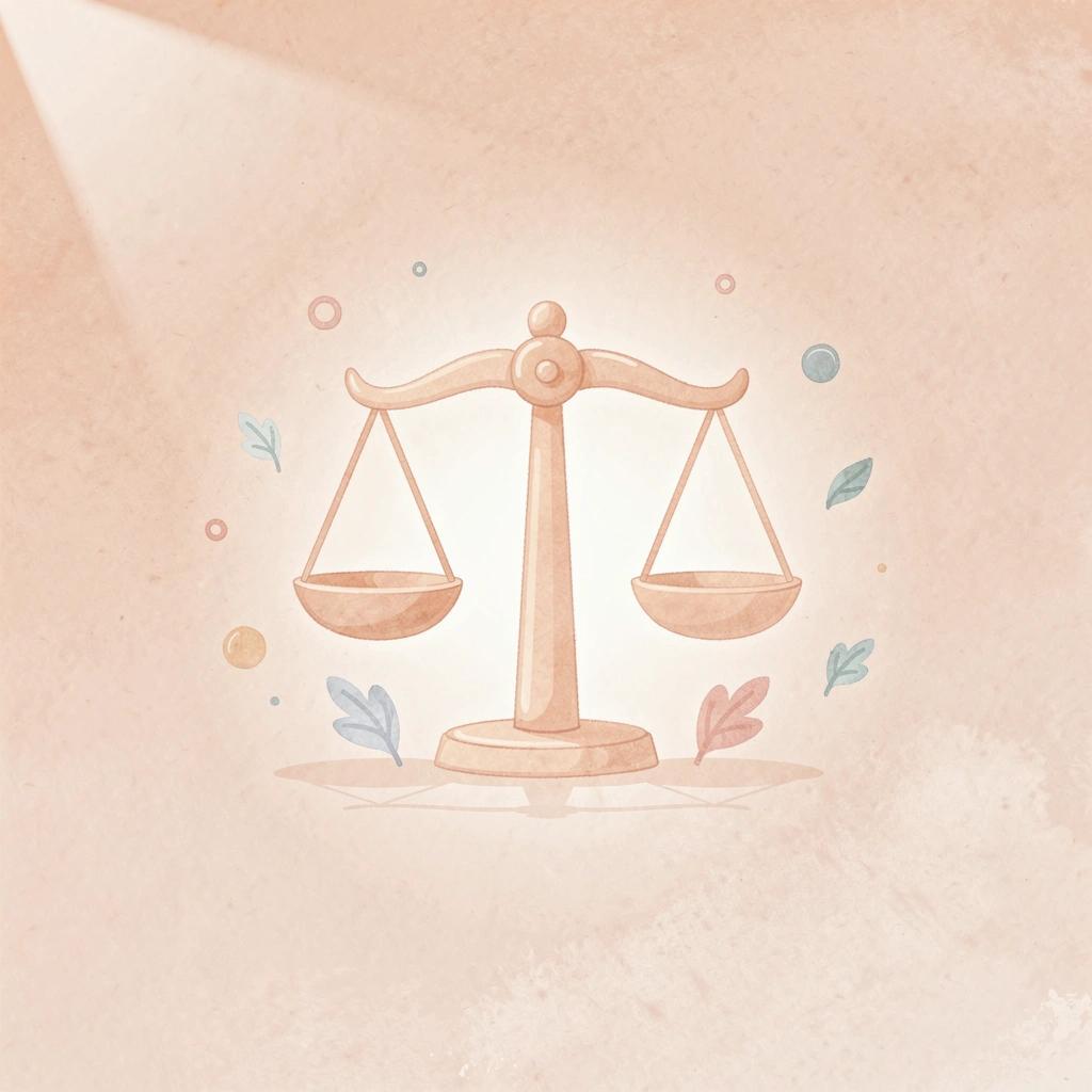 Scales of justice icon representing legal credibility and trust