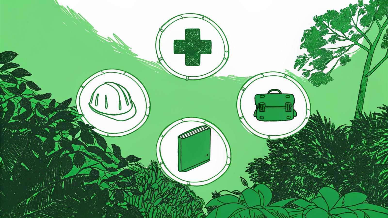 CFR hub connecting OSHA, healthcare, environmental, and employment regulatory icons for legal research