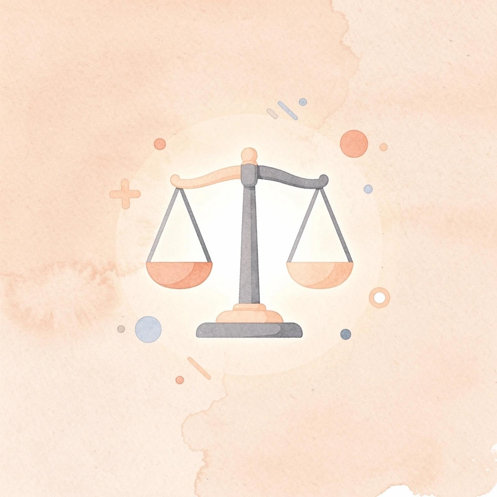 Scales of justice icon representing legal billing software decisions