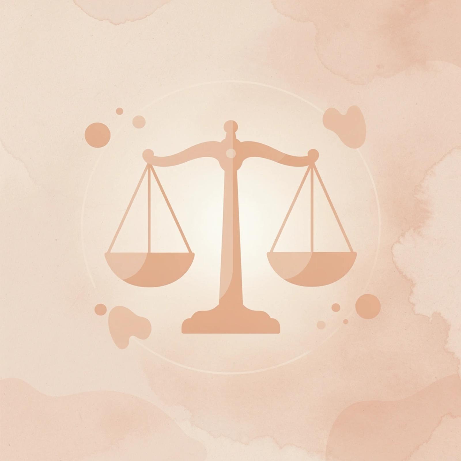 Scales of justice icon representing honest and reliable AI reasoning for legal professionals