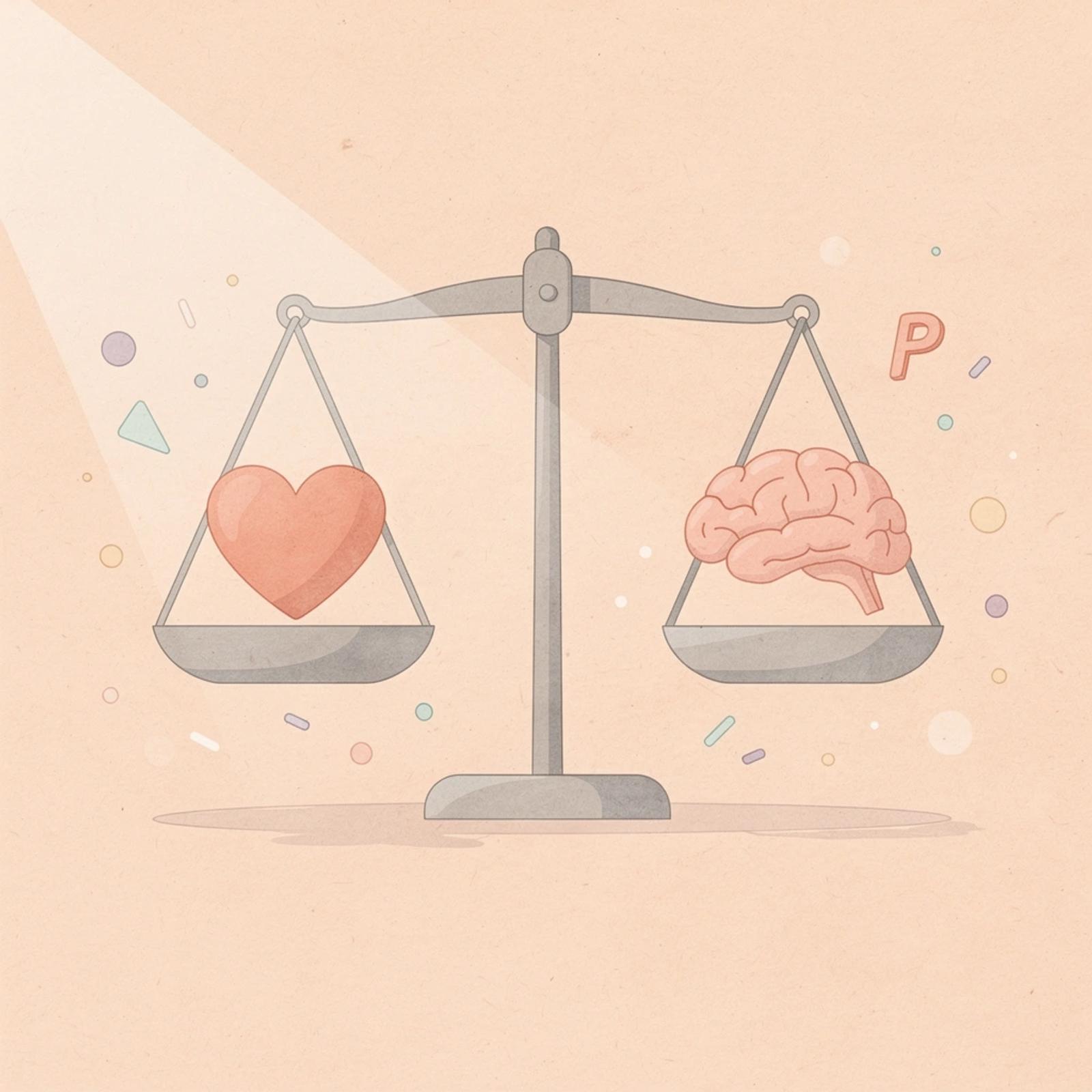 Balance scale icon showing speed versus accuracy trade-off