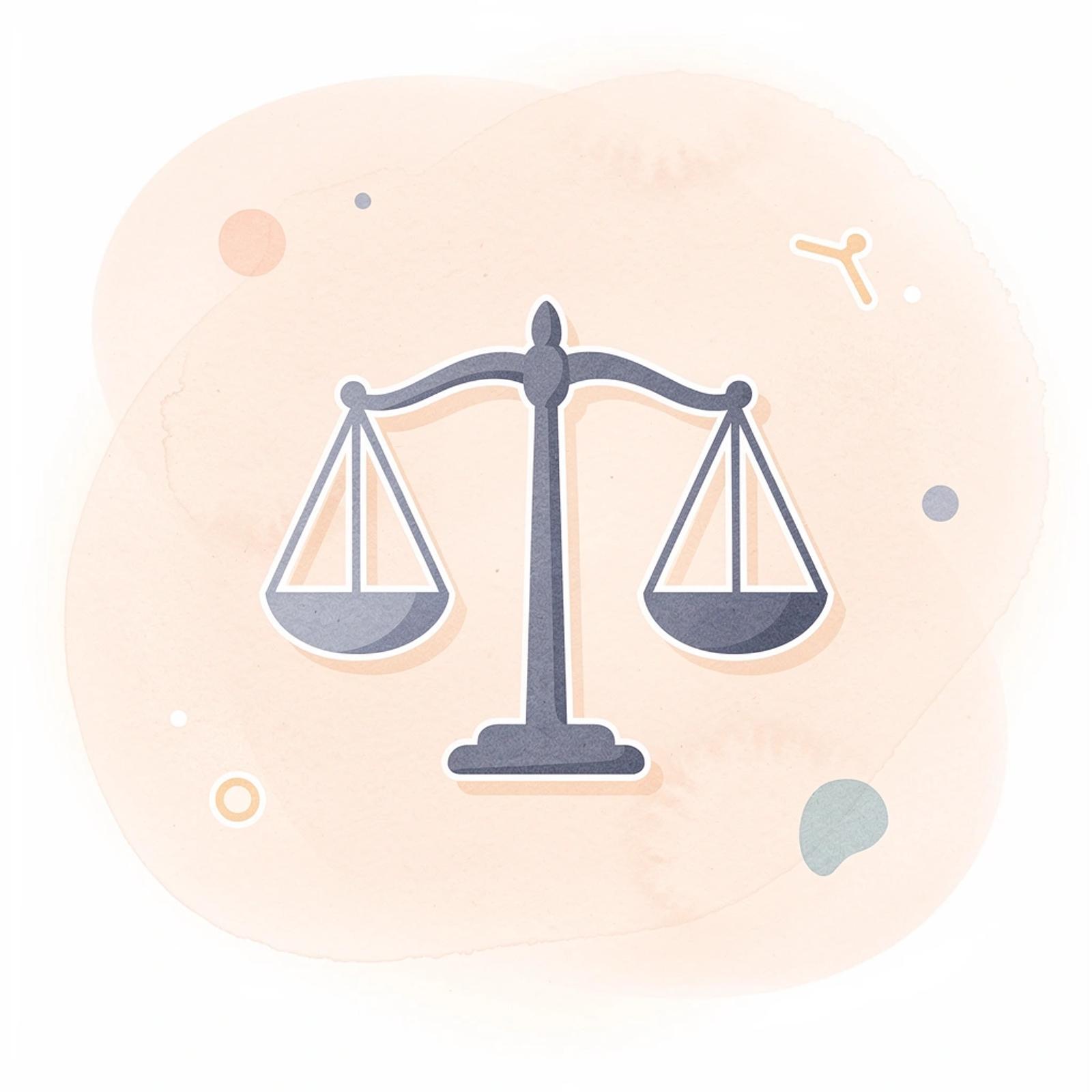 Scales of justice icon representing billable work discipline