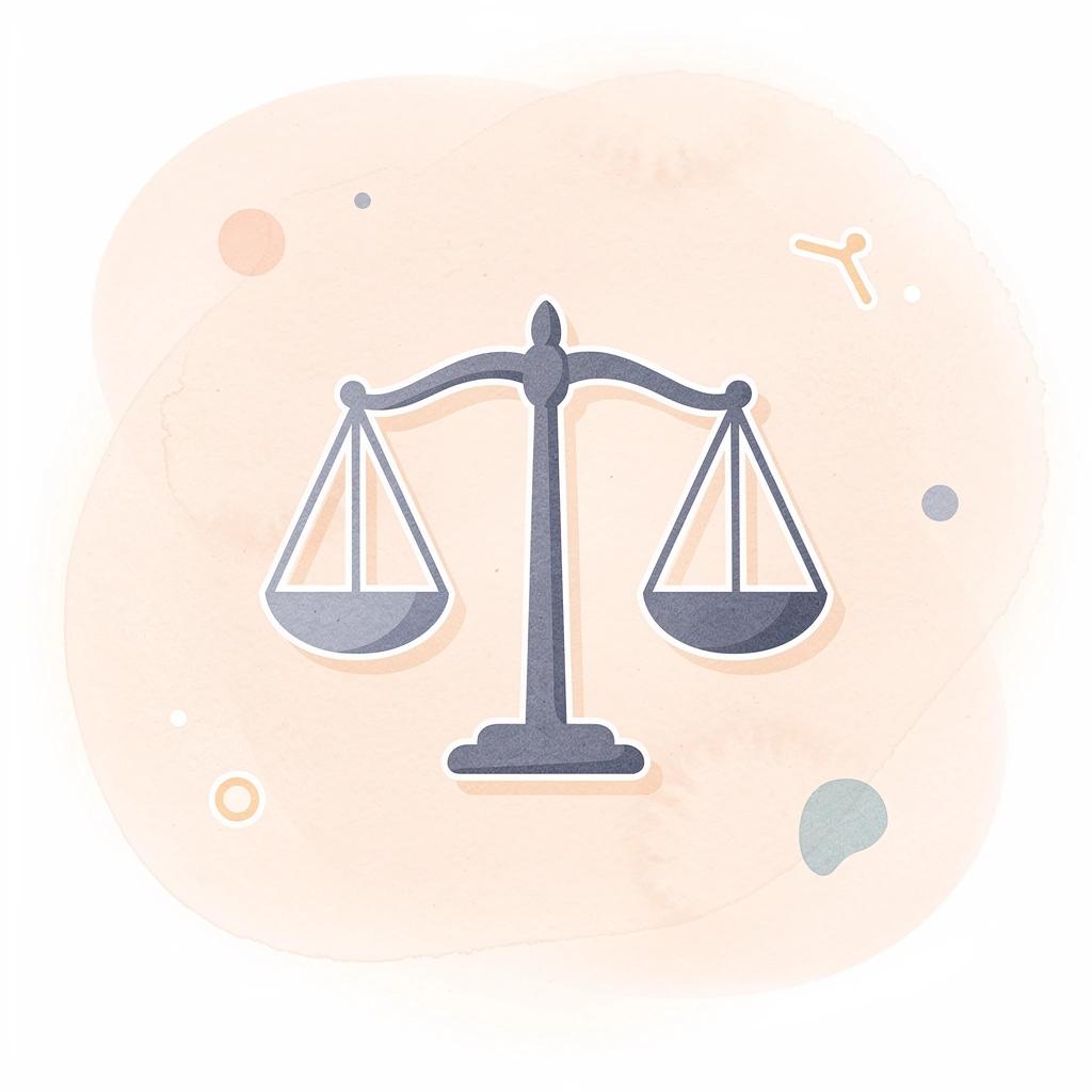 Scales of justice icon representing billable work discipline