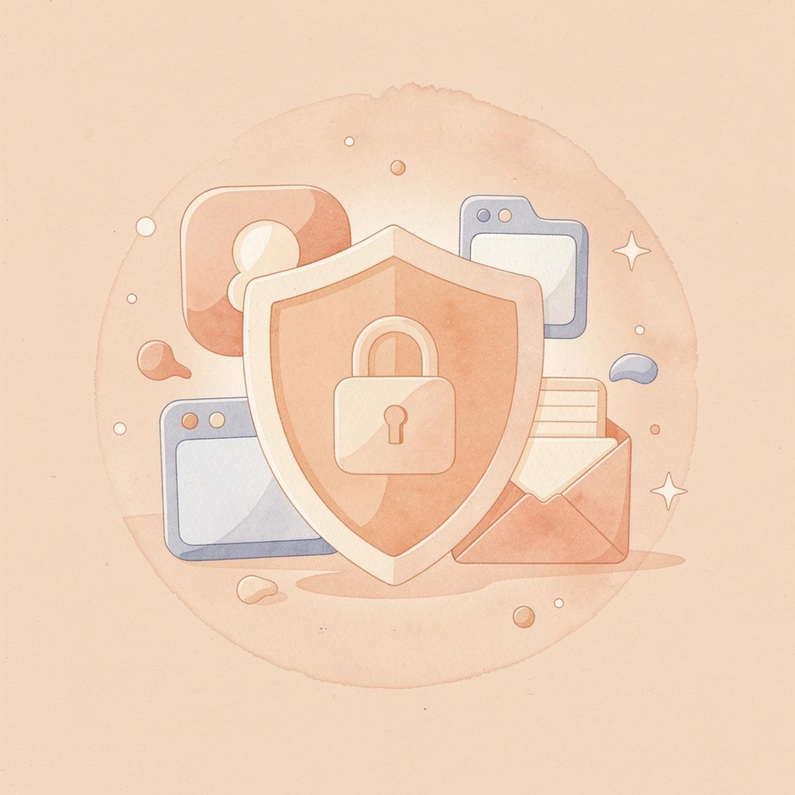 Shield protecting legal documents representing complete traceability and professional standards