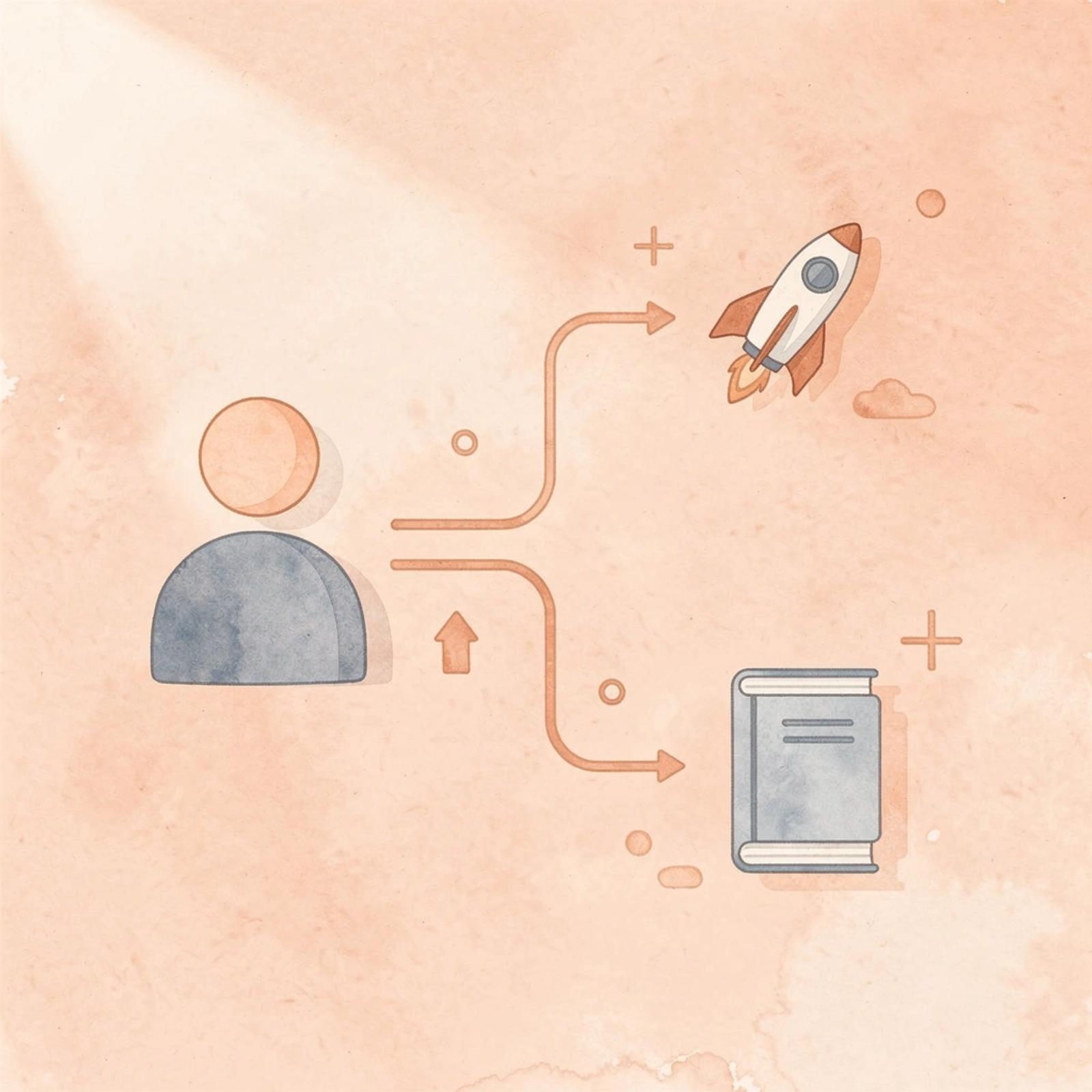 Icon showing the gap between promised and delivered legal software