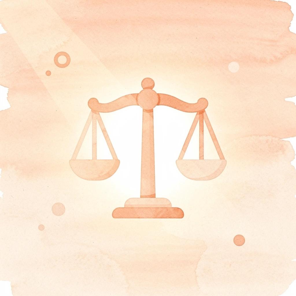 Scales of justice icon representing legal billing as the operational foundation of law firms