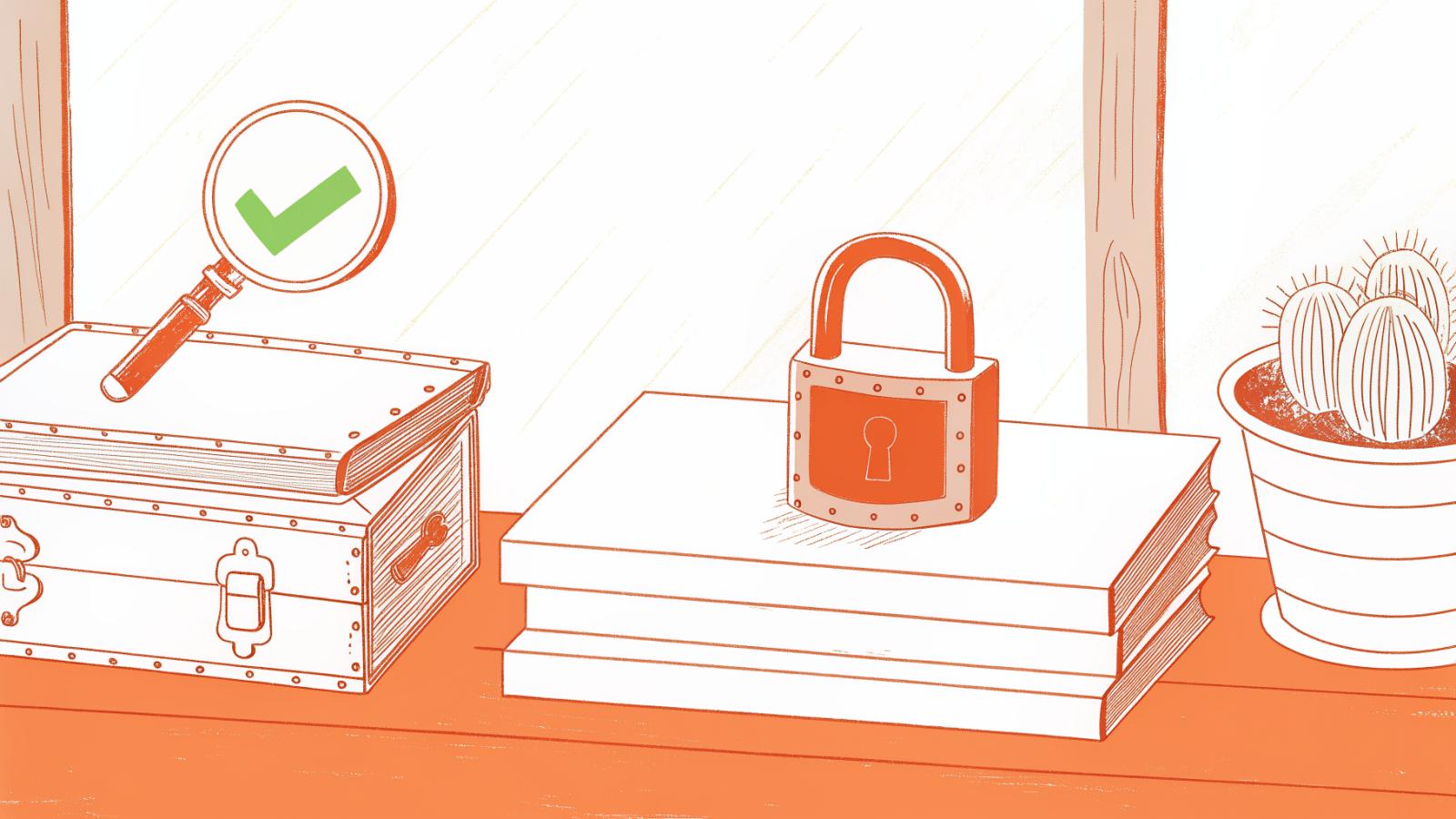 Solo lawyer's desk showing search, citation verification, and verified source layers as objects