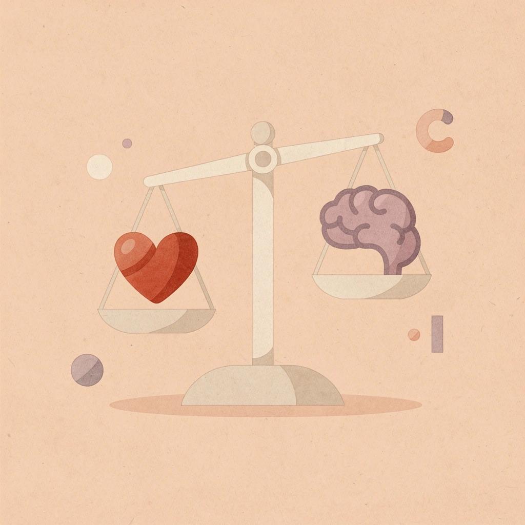 Icon scale showing balance between speed and verified legal accuracy
