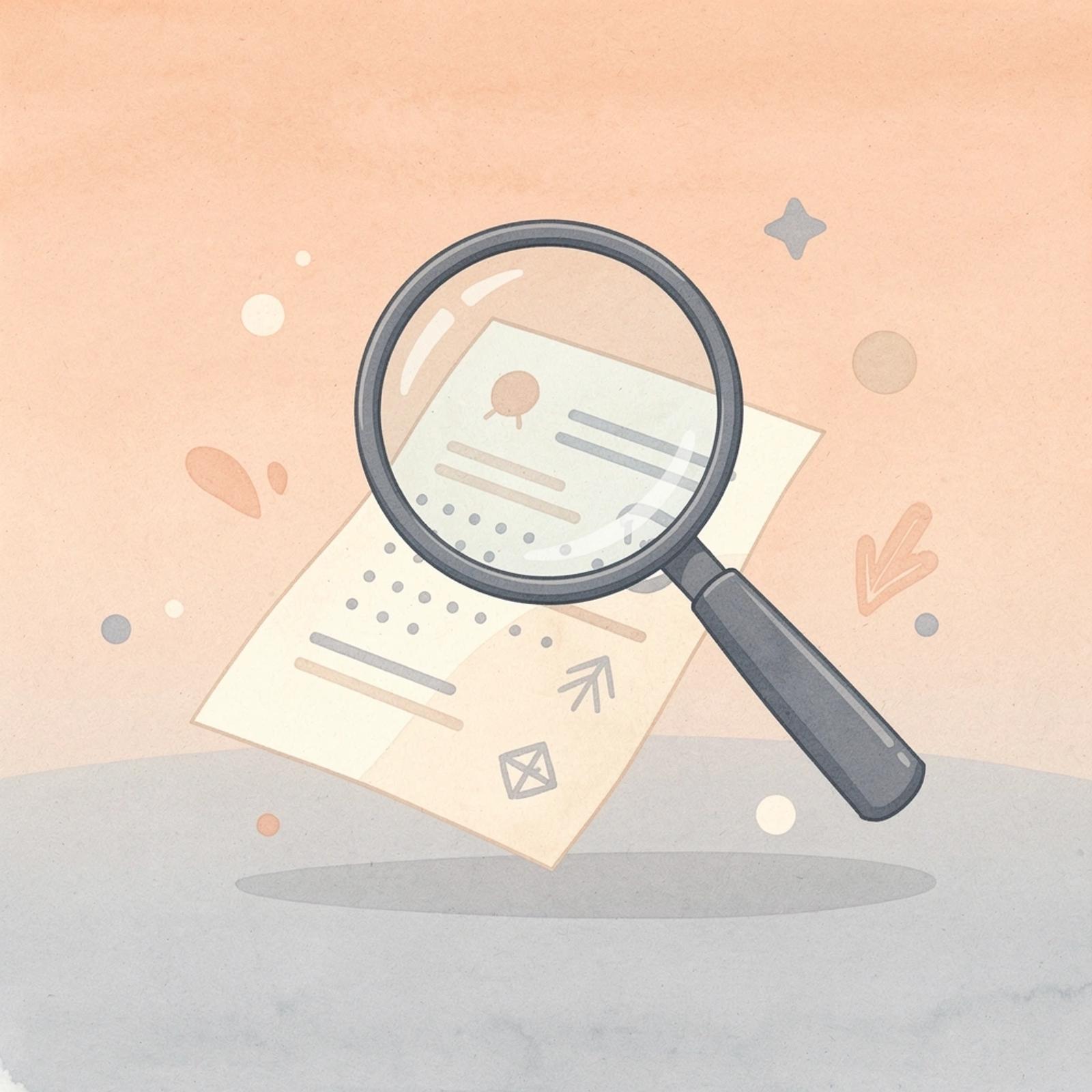 Magnifying glass examining contract review software options