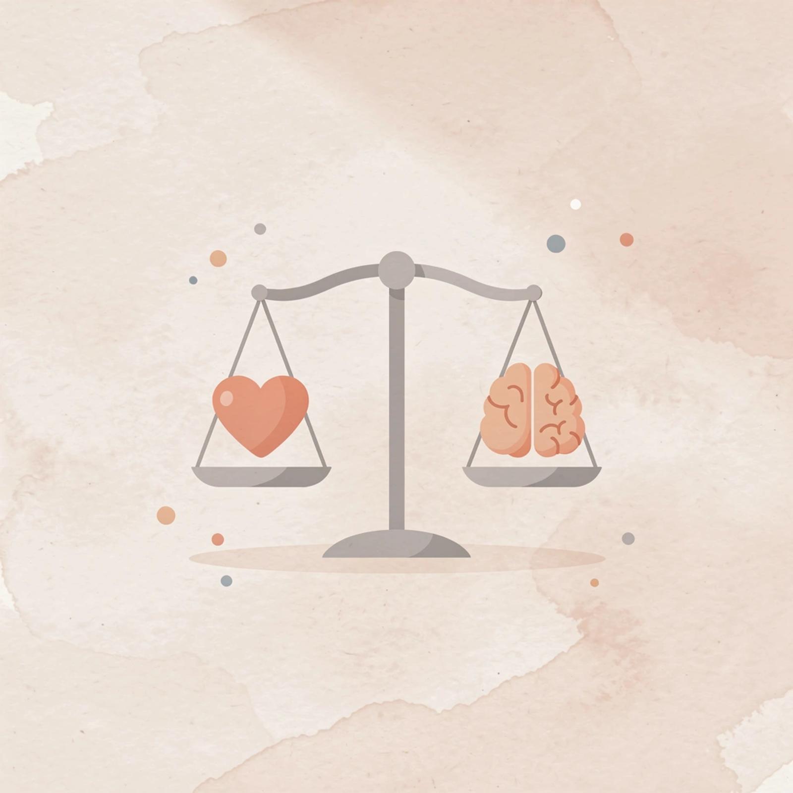 Balance scale icon comparing corporate and individual client perspectives on legal fees