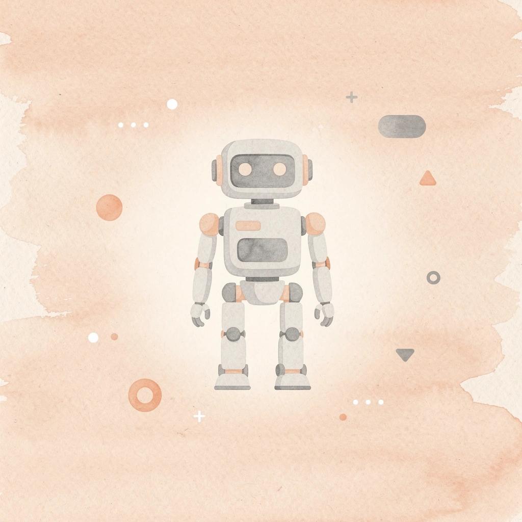 Robot icon representing generative AI