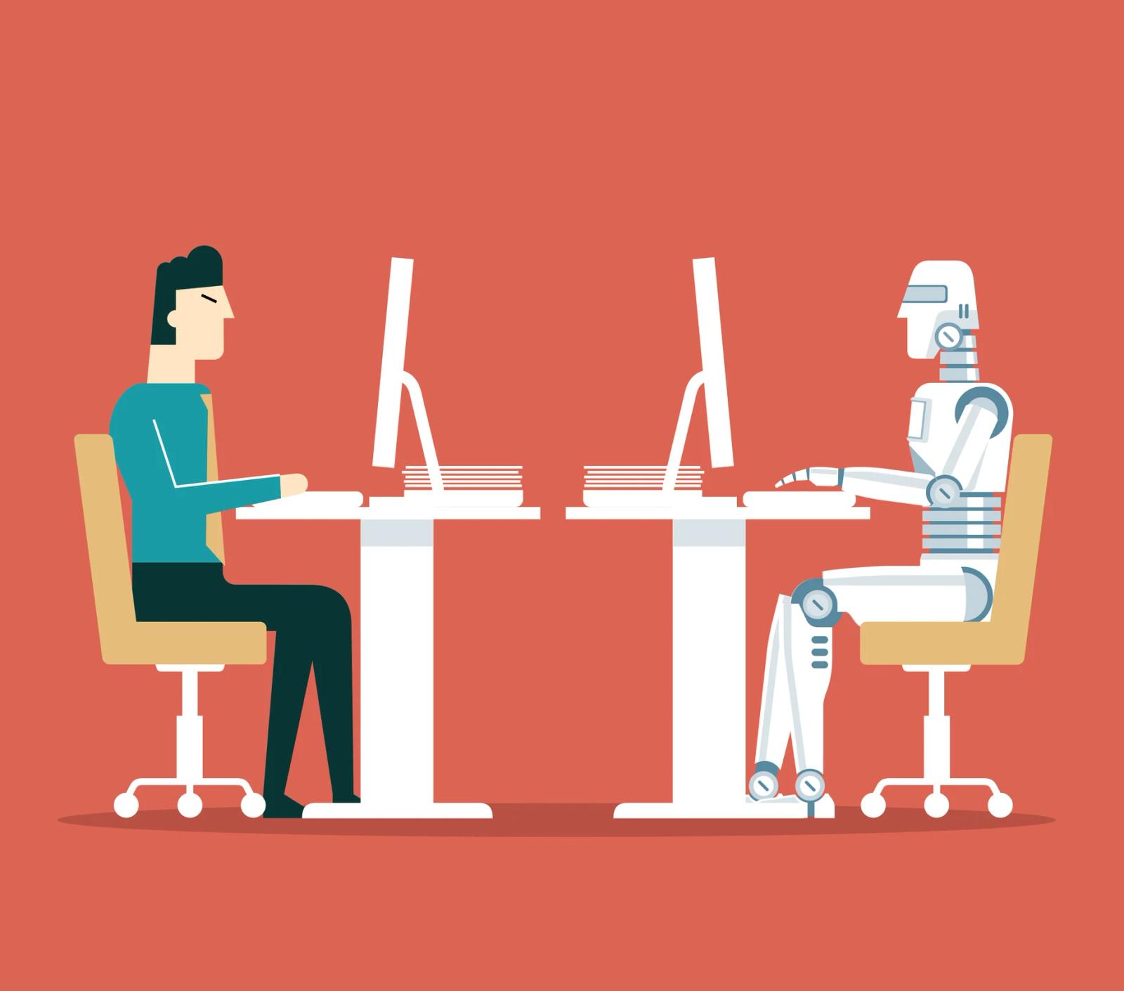 robo lawyer working - Copilot For Lawyers