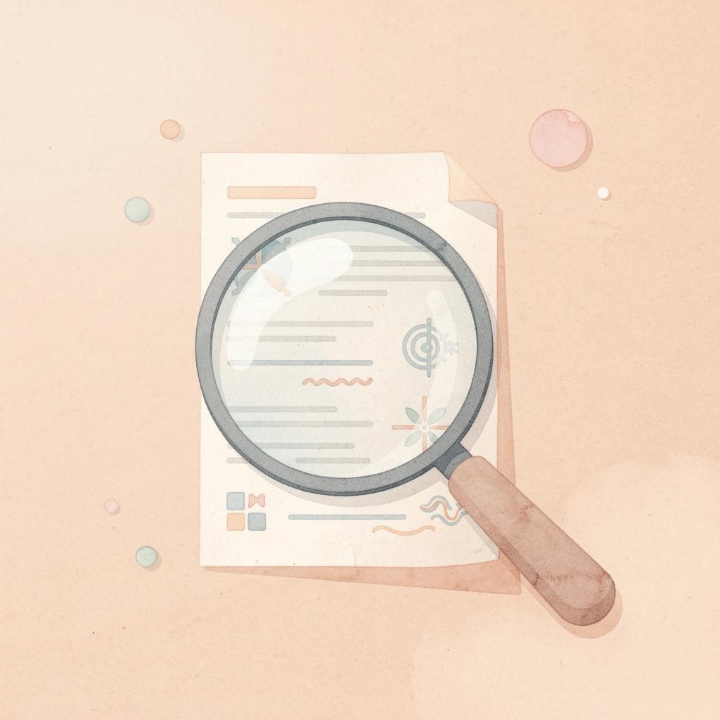 Magnifying glass examining a legal document representing analysis of Law Insider limitations