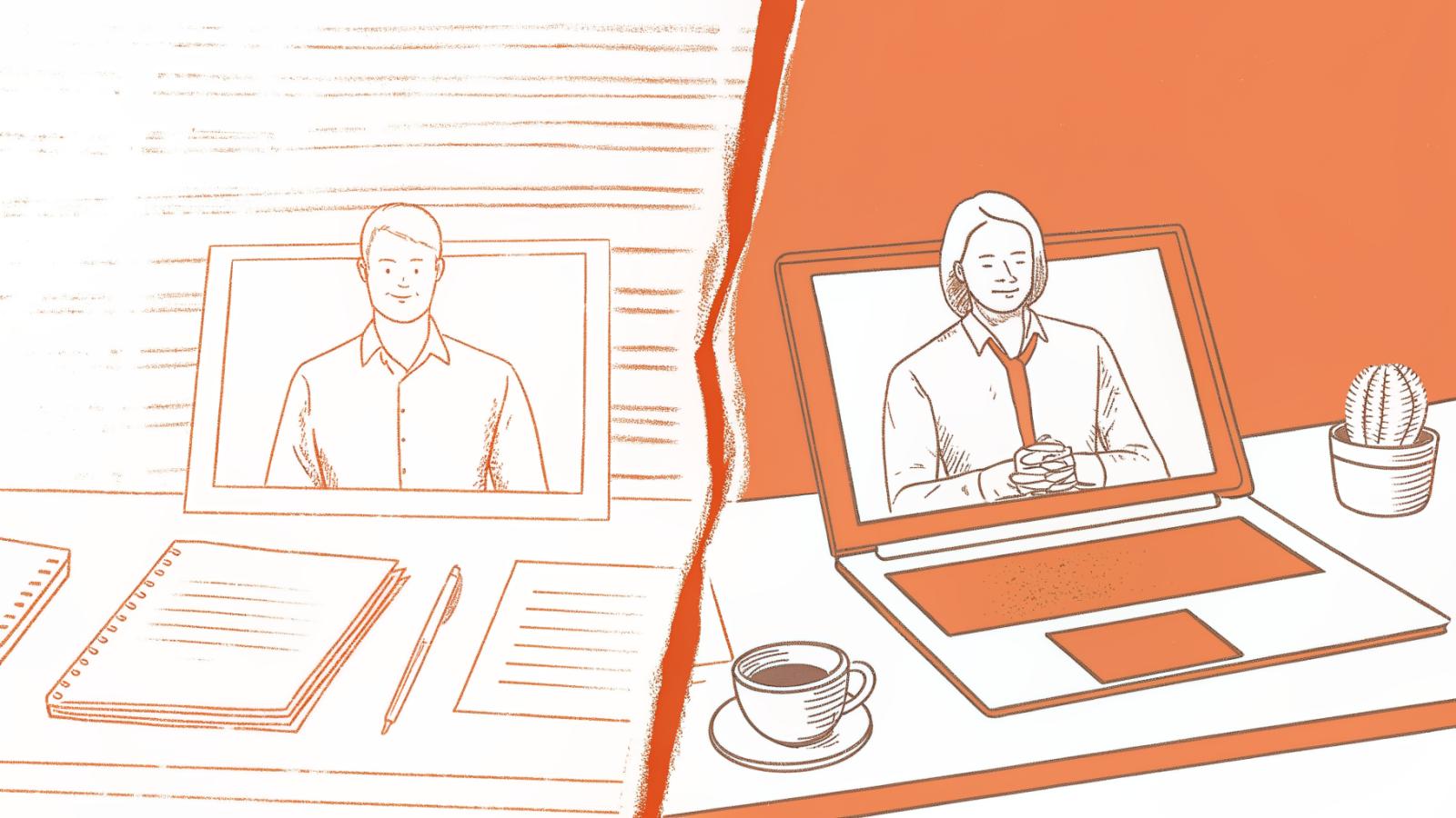 Solo attorney scrutinizing AI-drafted contract for hidden errors at her desk
