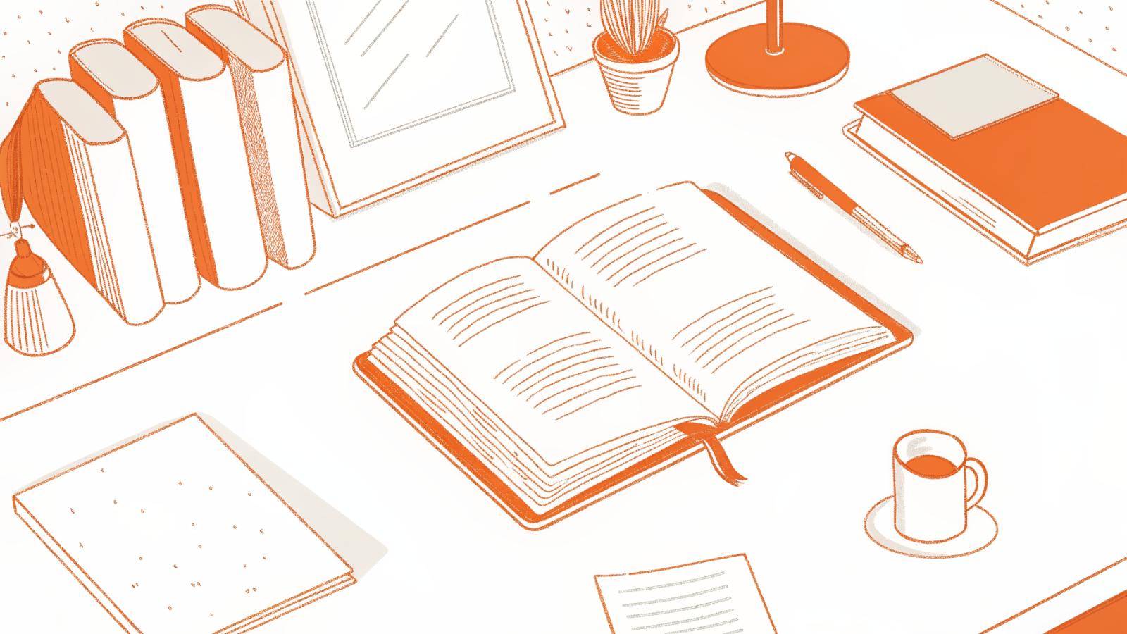 Solo lawyer's desk with two tabbed law books and AI research panel compared side by side