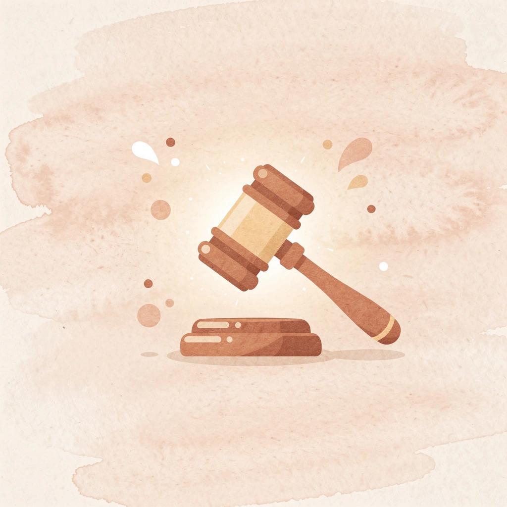 Gavel icon representing courtroom objections