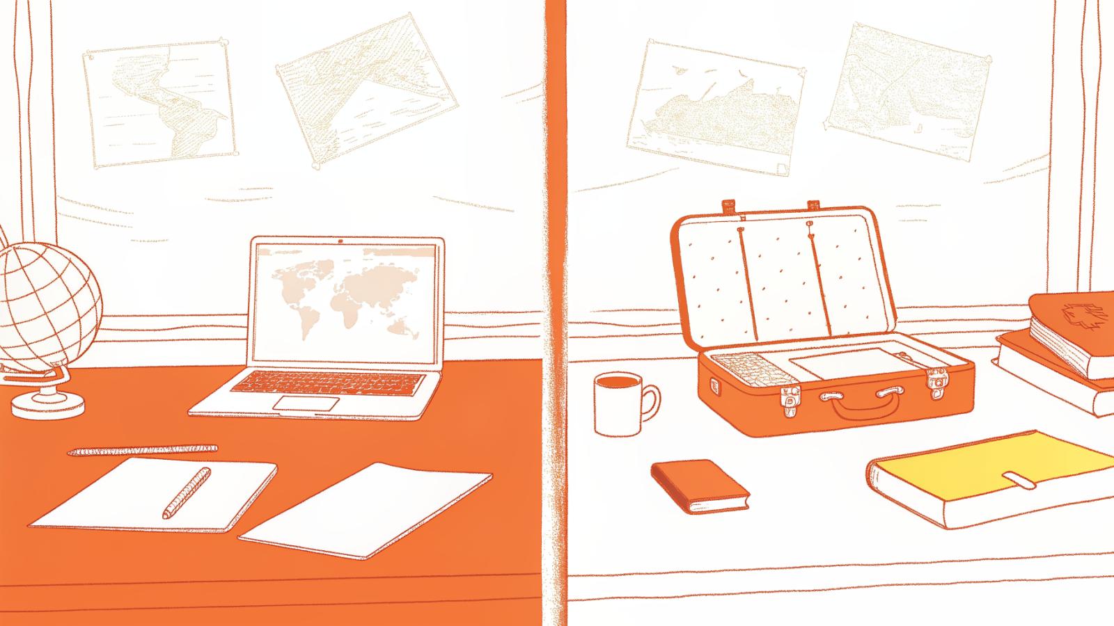Split desk comparing focused U.S. legal AI case retrieval versus broad multi-jurisdiction document coverage