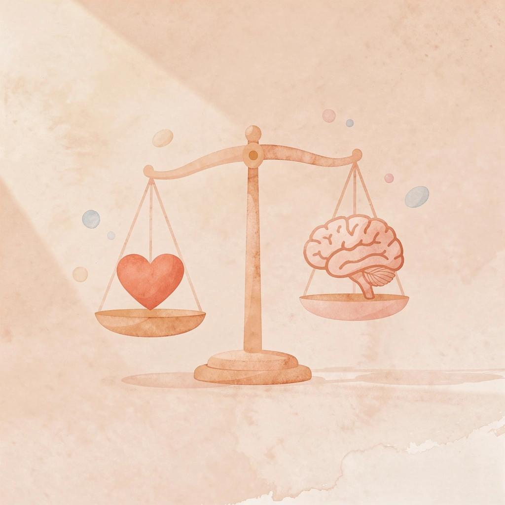 Balance scale icon representing the comparison between Claude and ChatGPT
