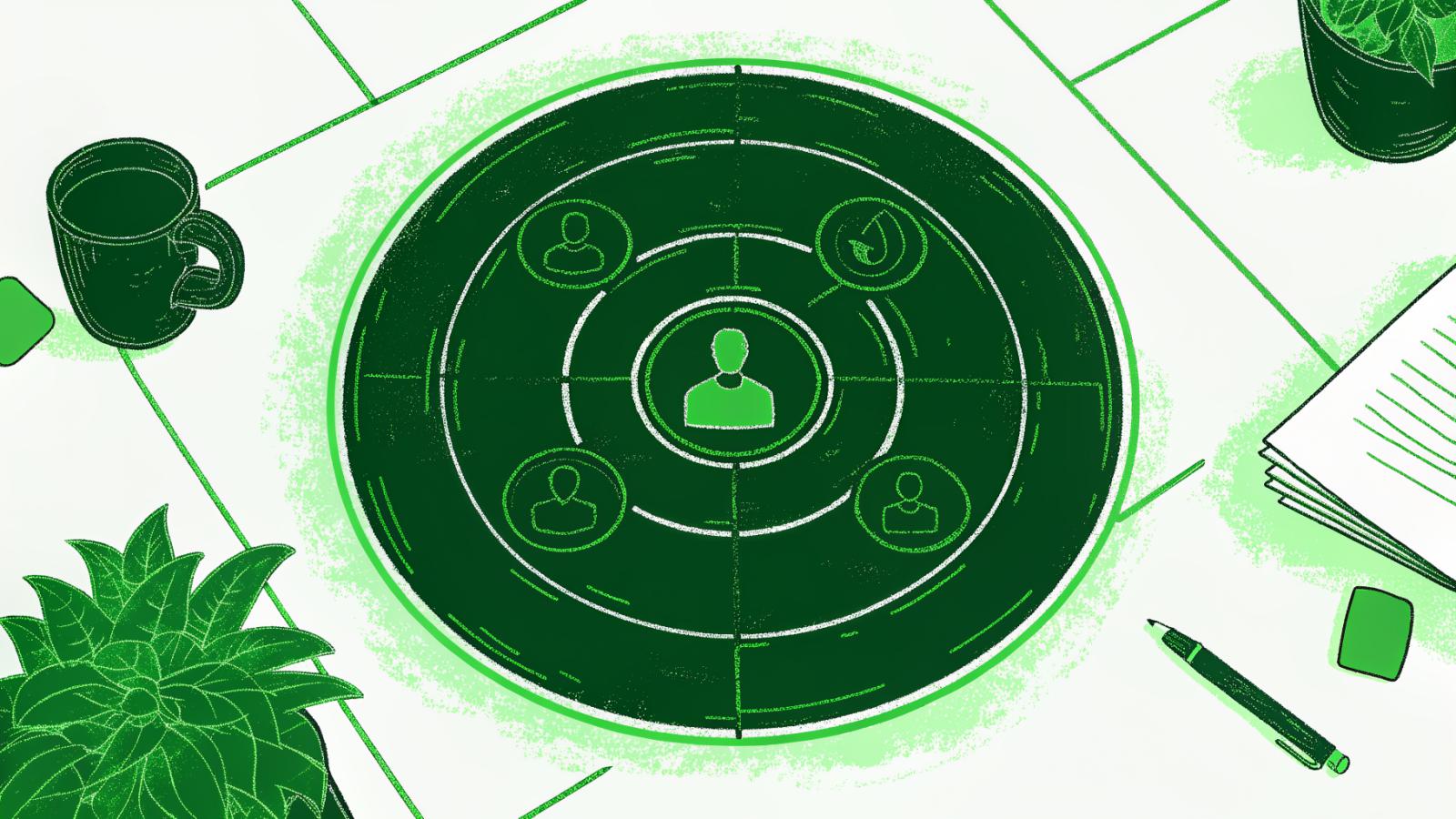 Shield-centered target diagram showing four trust markers separating legal AI from general-purpose tools