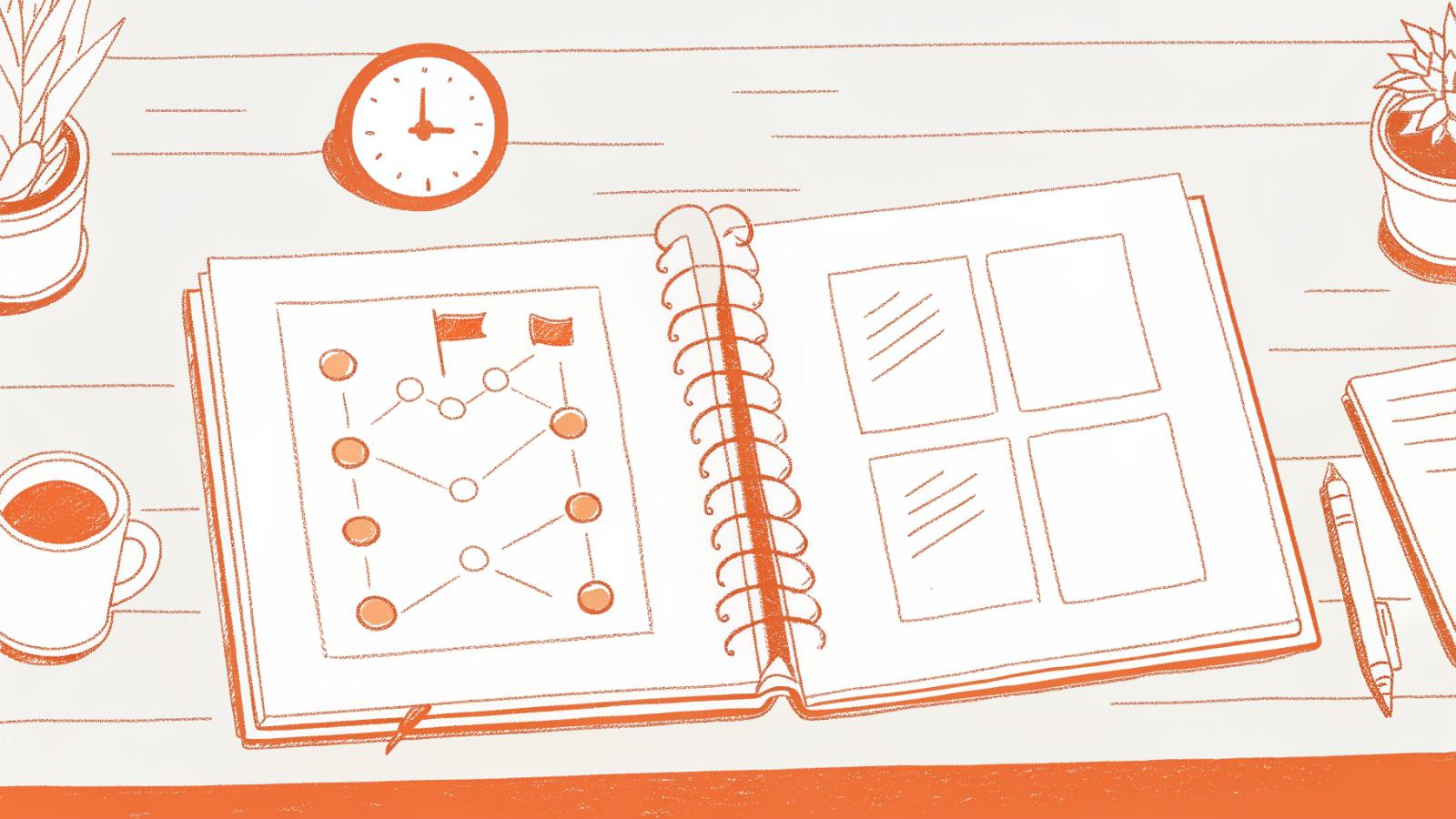 Two legal citator tools compared on a desk, red flag versus branching case map