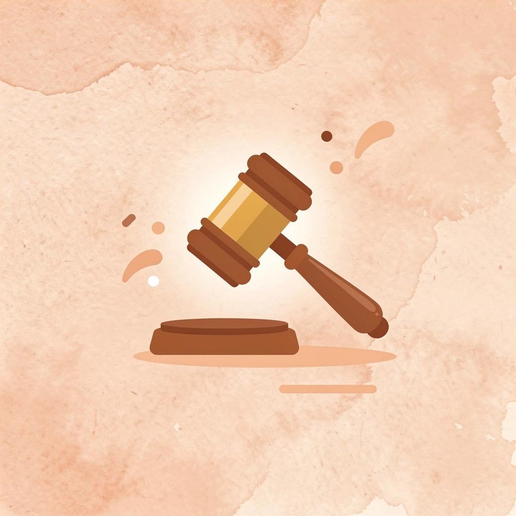 Gavel icon representing courtroom objections