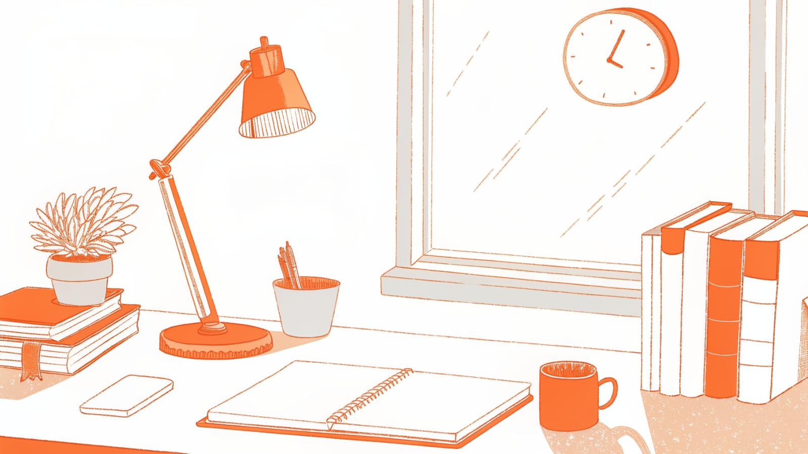Law treatise, highlighted statute, and case folders on a solo attorney's research desk