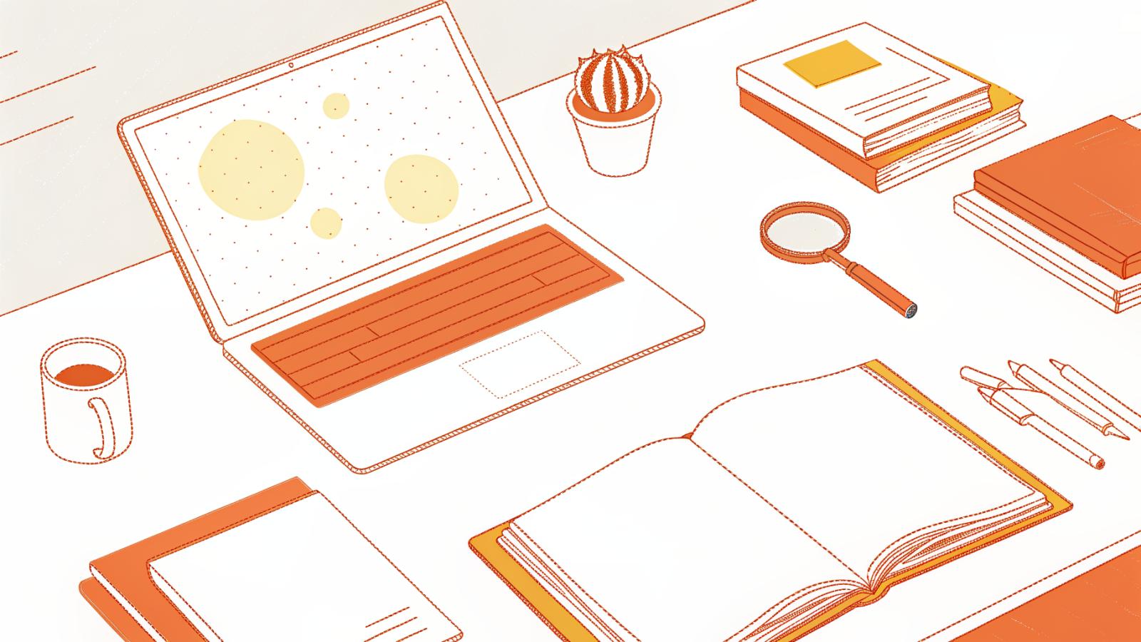 Appellate brief, law book, and glowing AI panel on a small-firm attorney's research desk