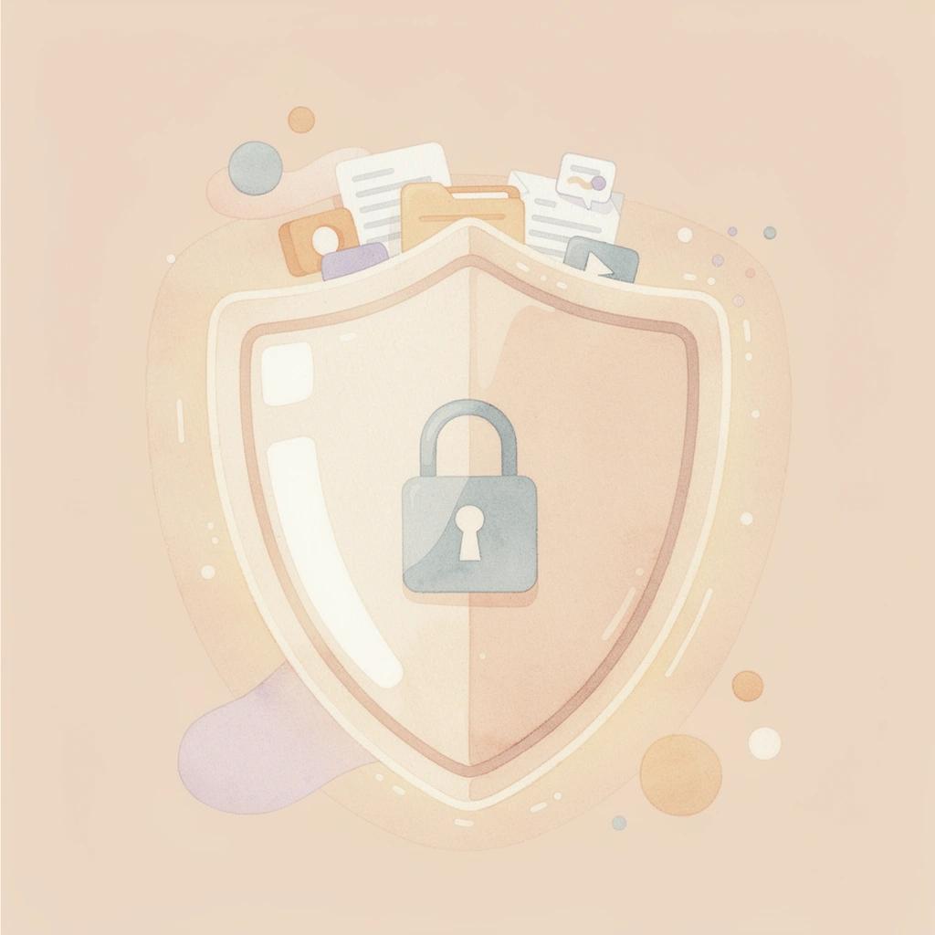 Shield protecting client documents representing legal AI security