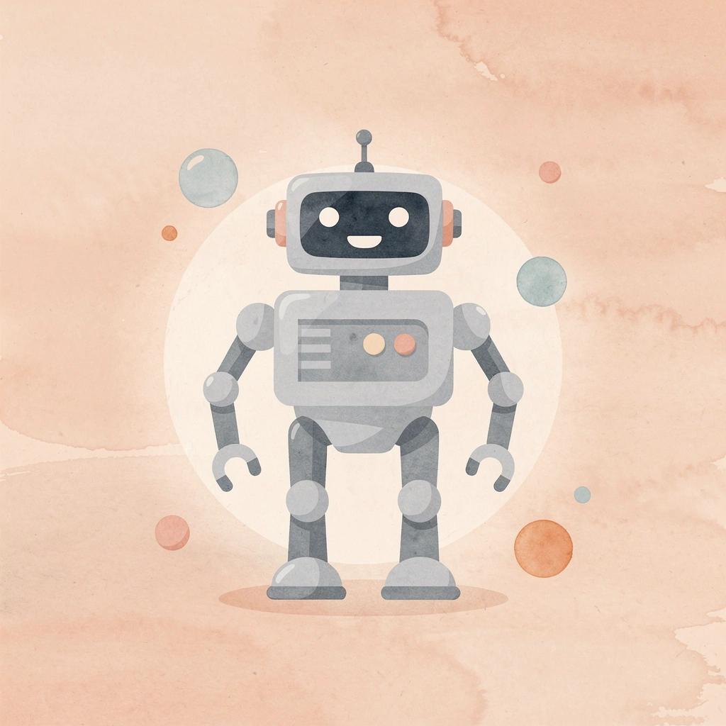 Robot icon representing AI technology