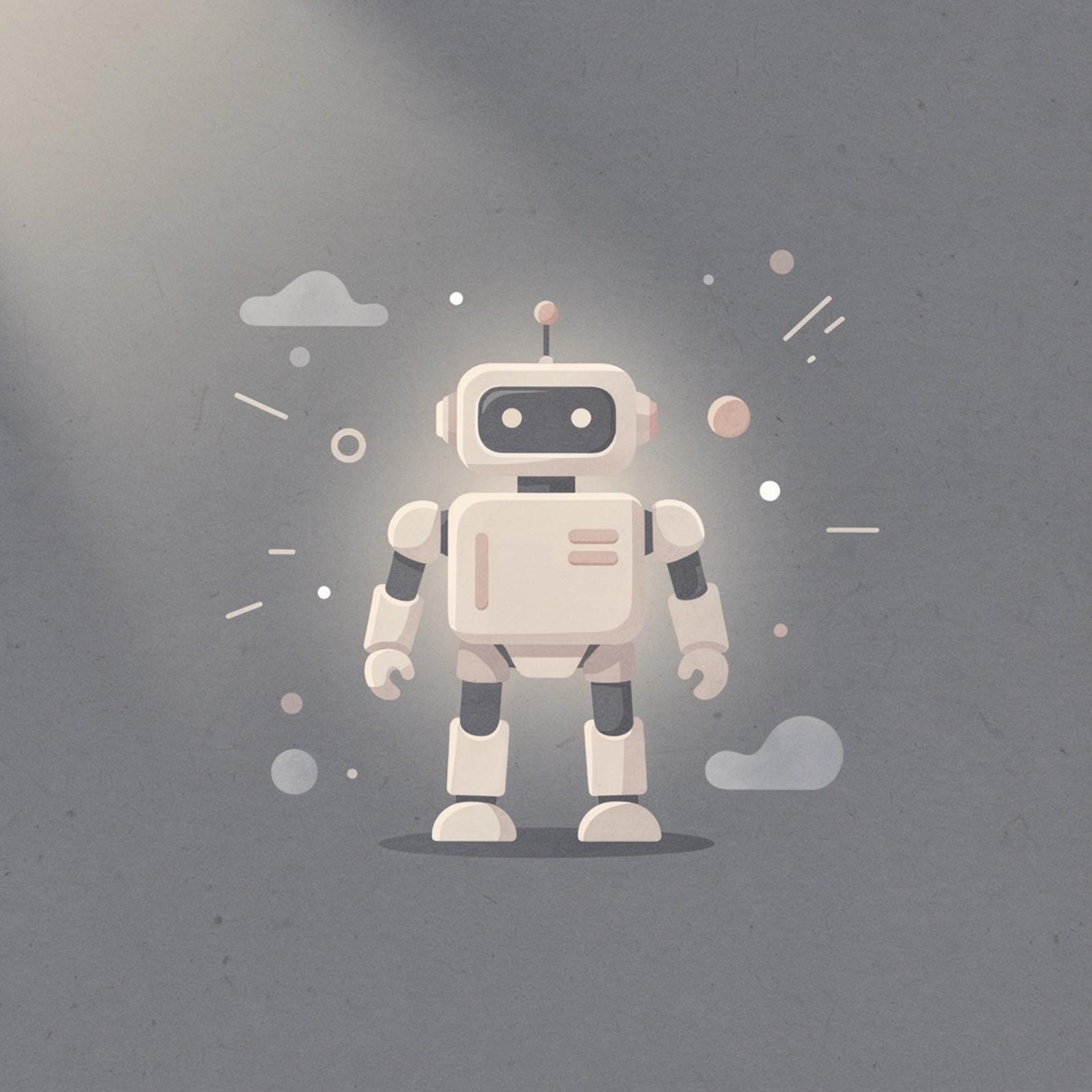 Robot icon representing Microsoft Copilot AI assistant