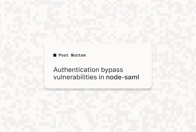 Authentication bypass vulnerabilities in node-saml
