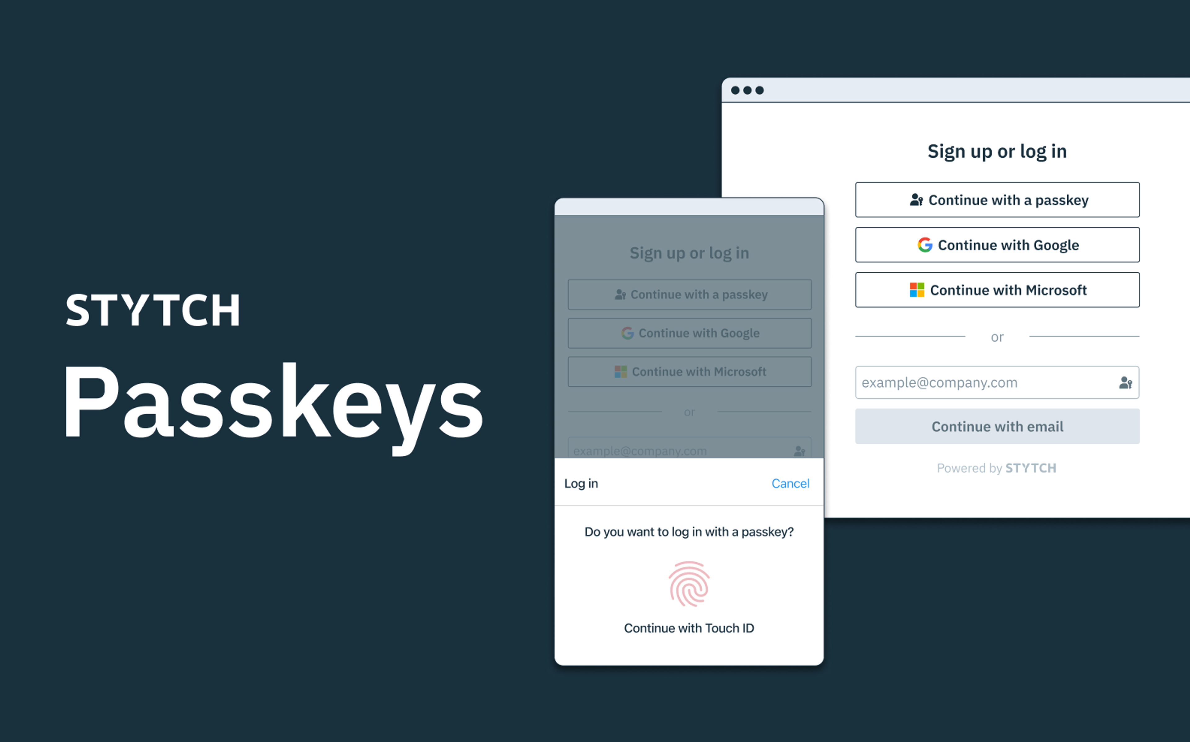 Introducing Passkeys authentication