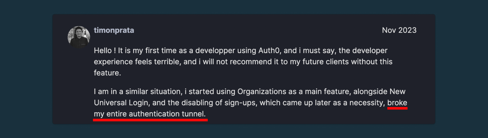Multi-tenancy issues with Auth0.
