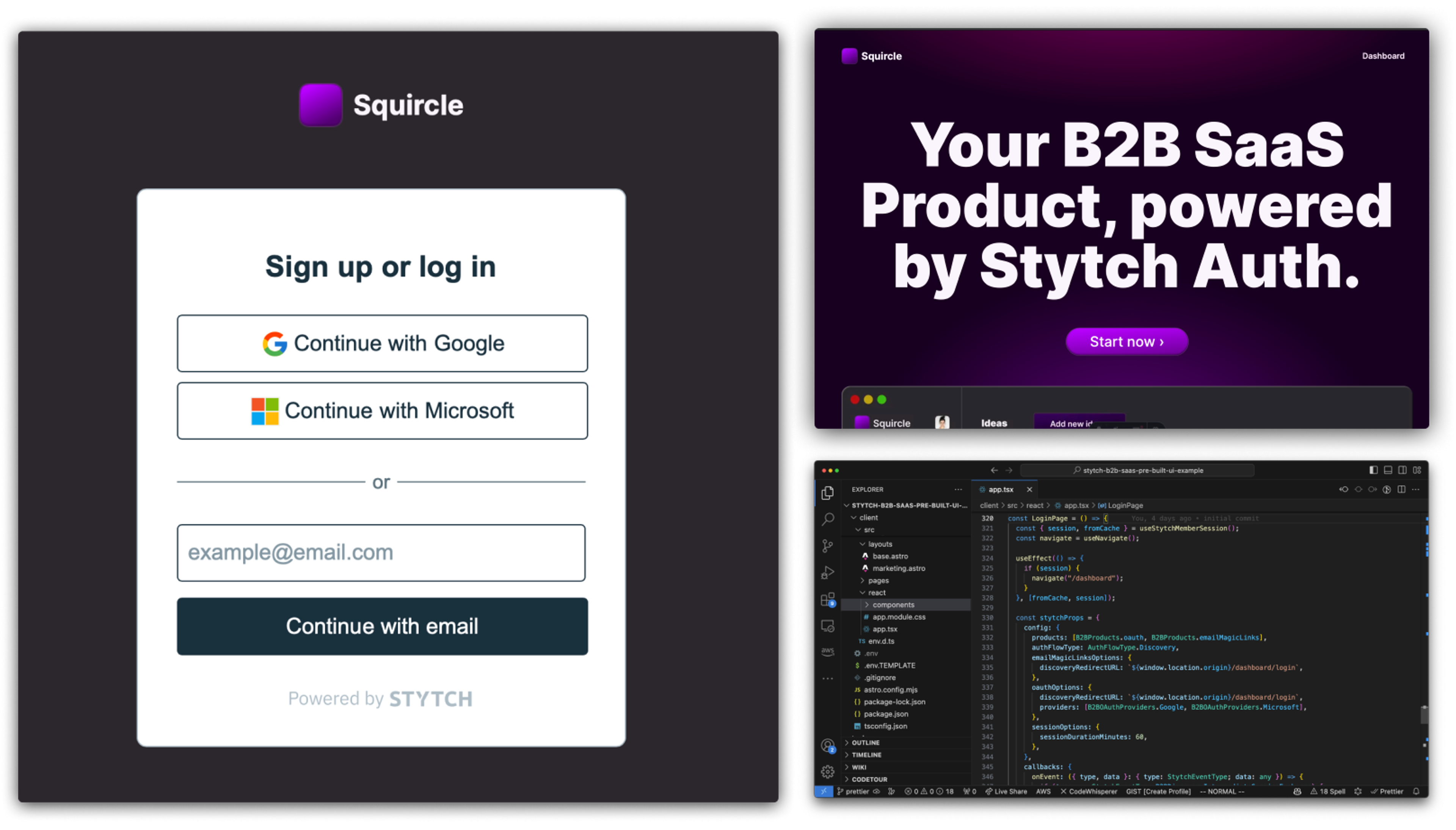 Stytch multi-tenant example apps