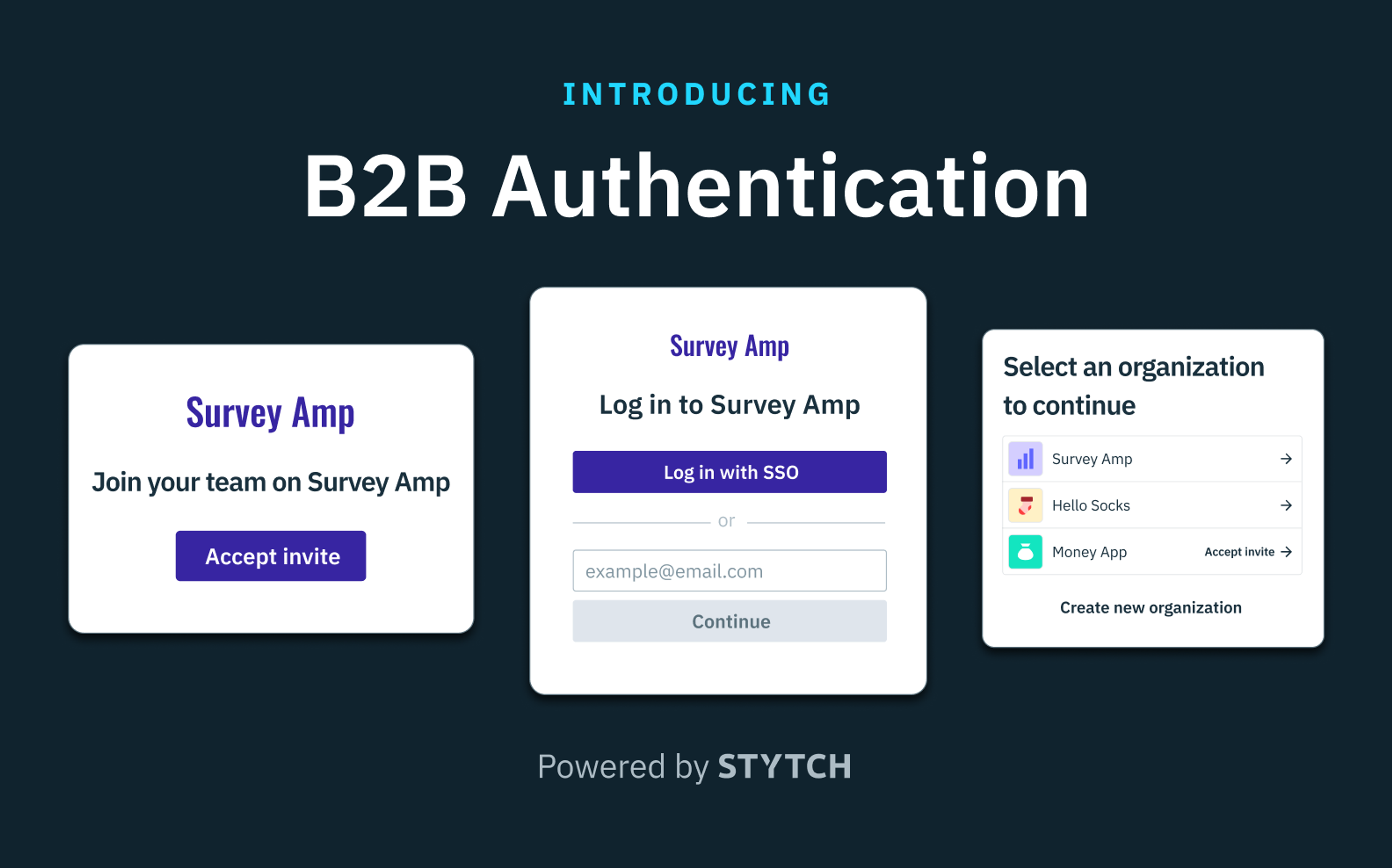 Introducing B2B Authentication