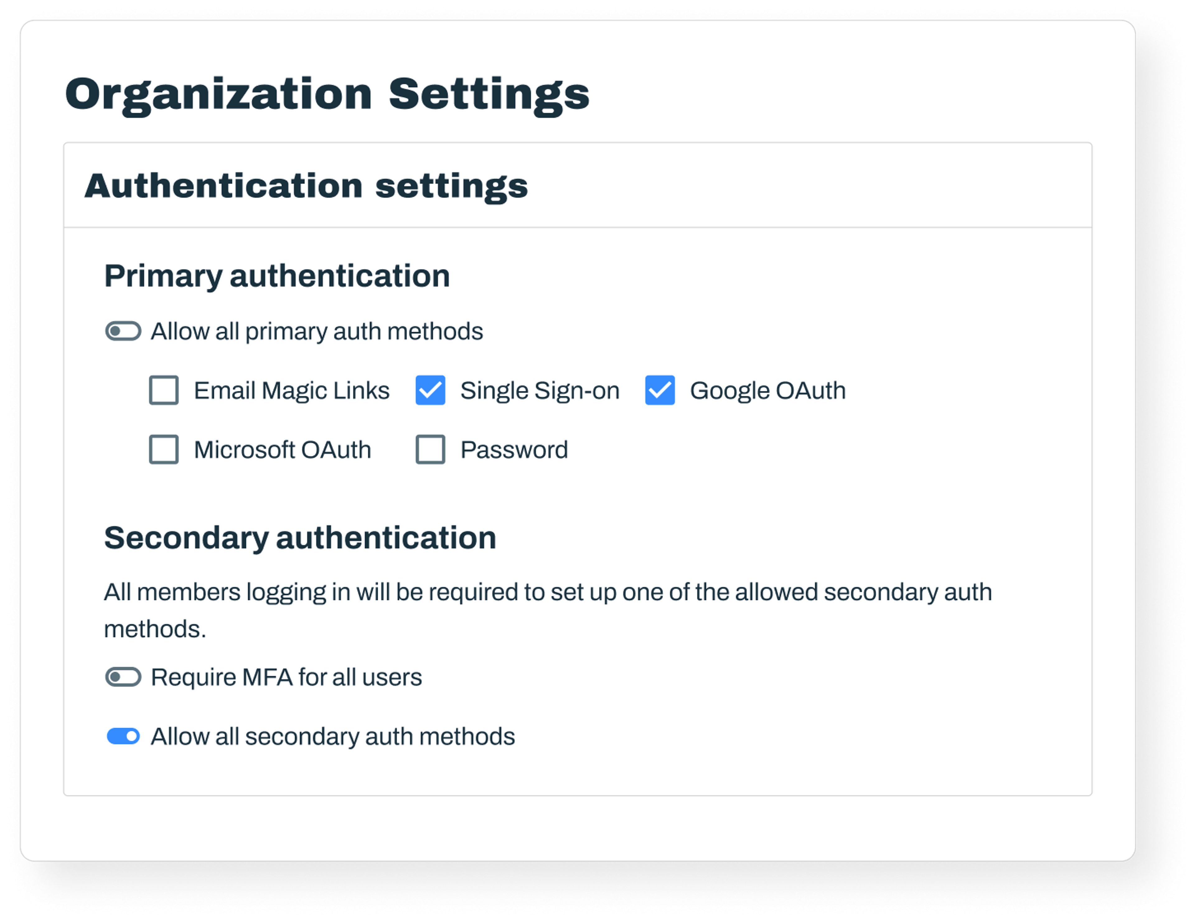 Stytch Admin Portal organization management